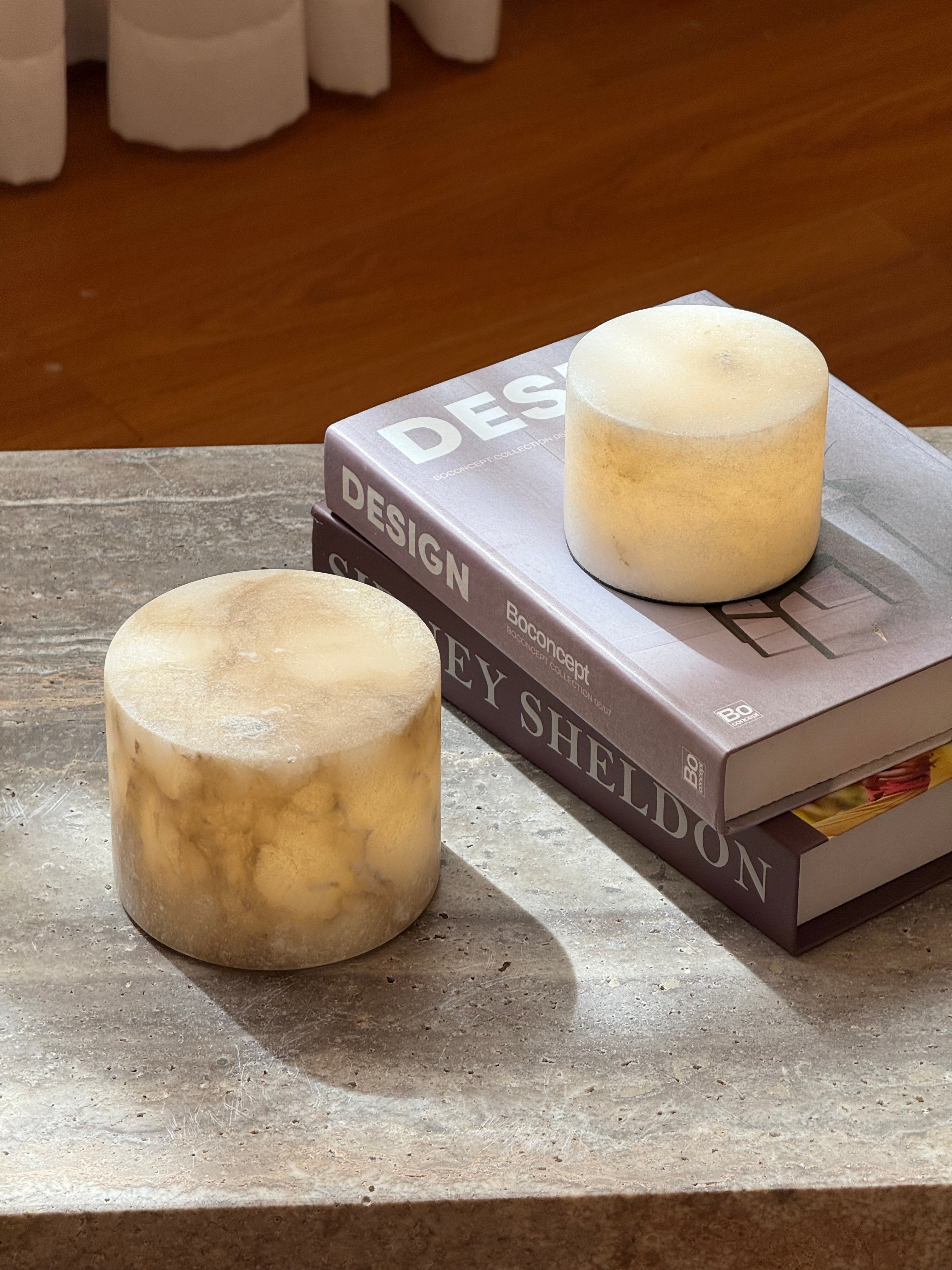 Sterno Alabaster Table Lamp (Built-in Battery) - Letslighting