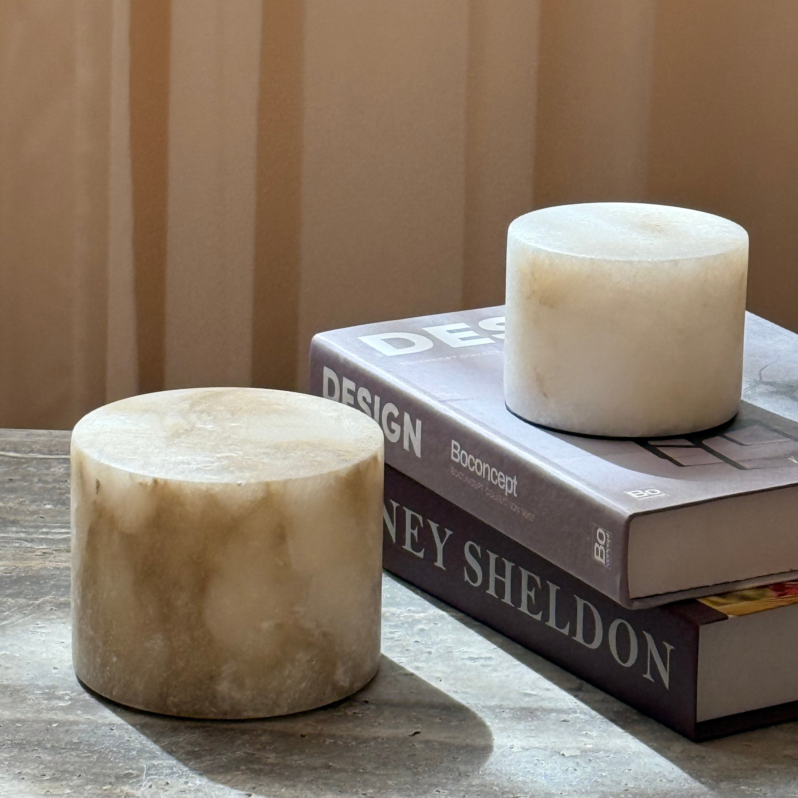 Sterno Alabaster Table Lamp (Built-in Battery) - Letslighting