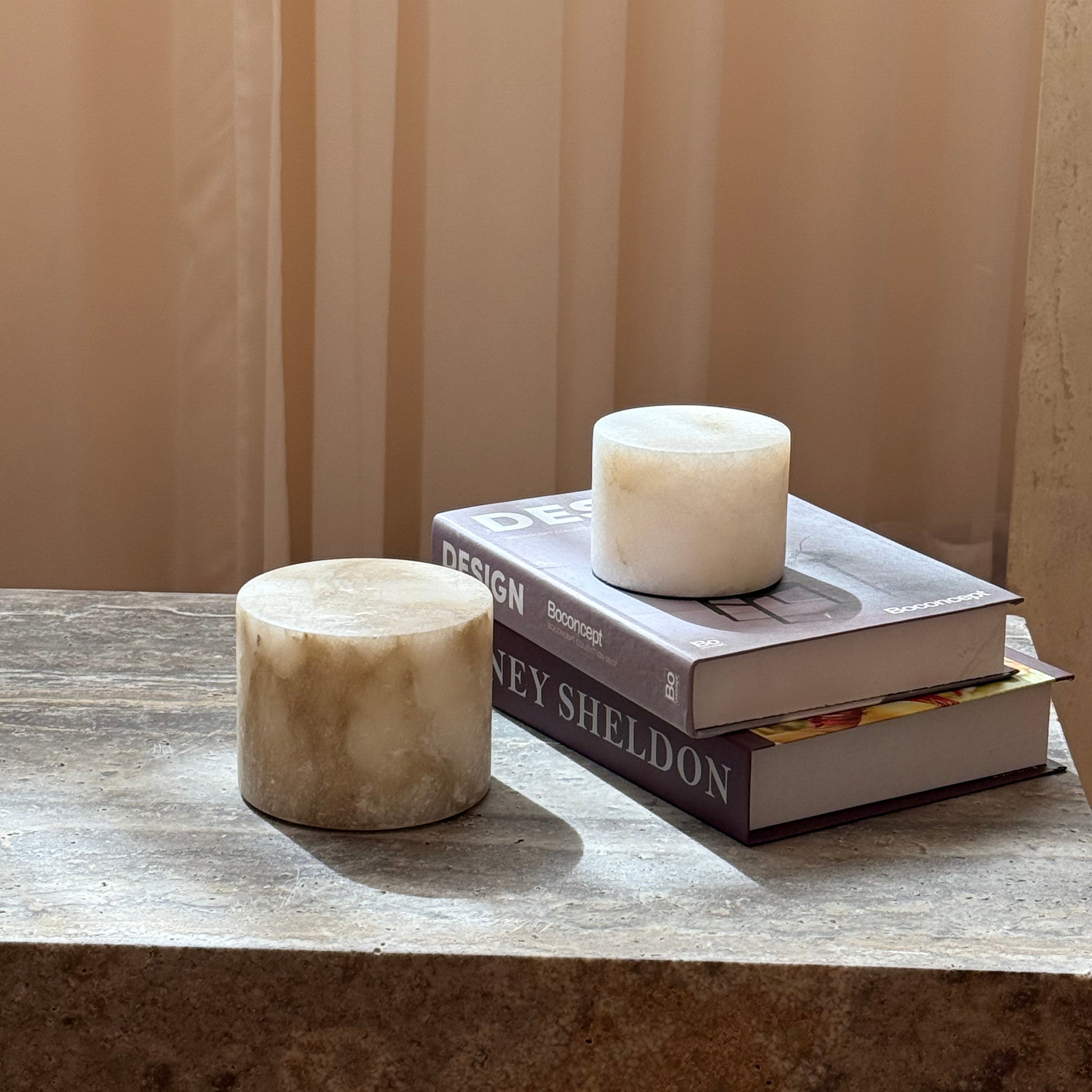 Sterno Alabaster Table Lamp (Built-in Battery) - Letslighting