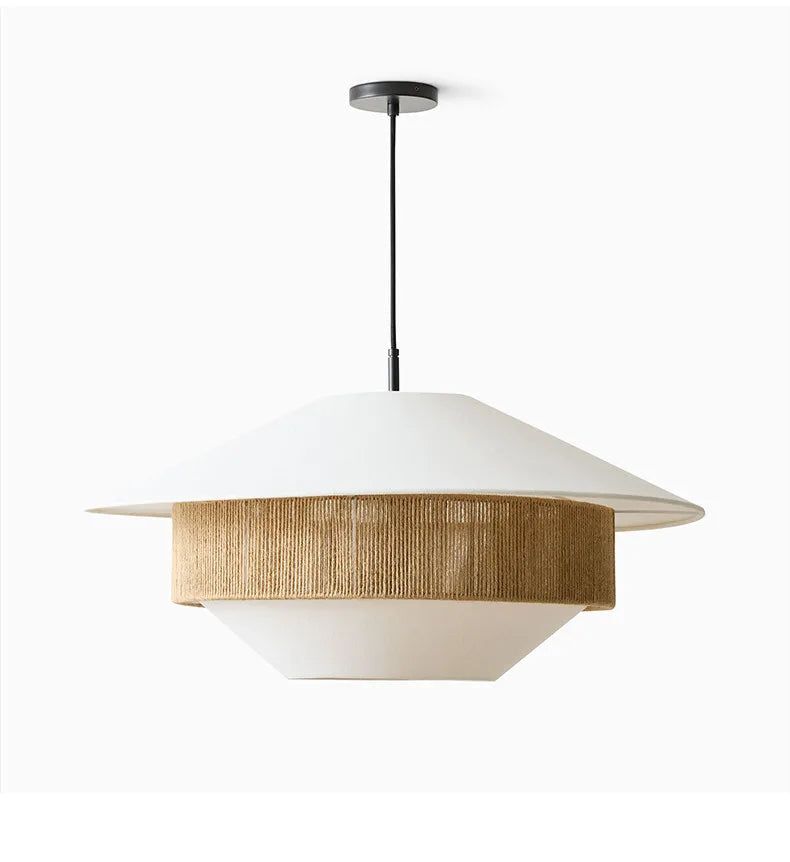 Solis Moderne Stoff Pendelleuchte-Letslighting