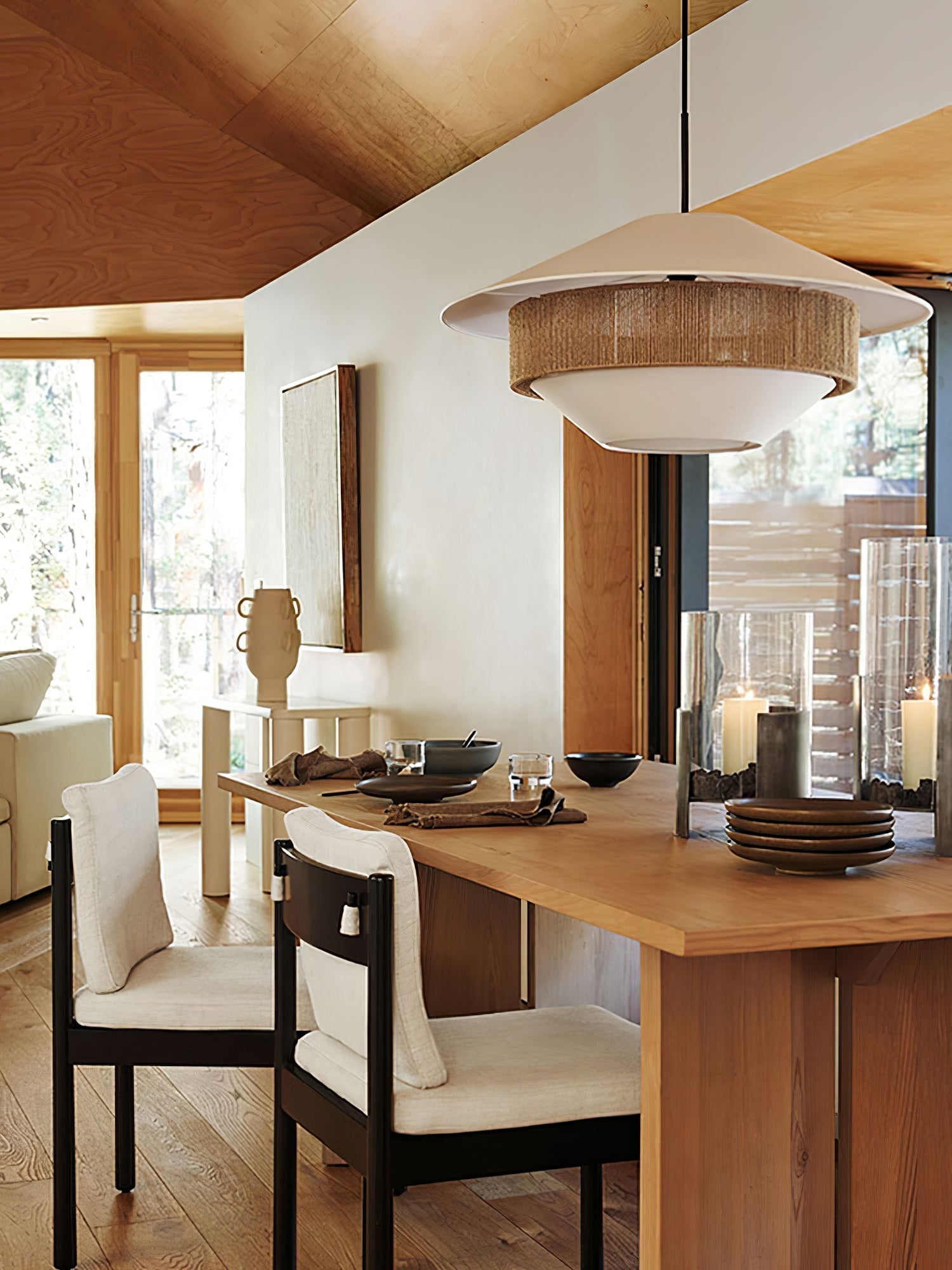 Solis Moderne Stoff Pendelleuchte-Letslighting