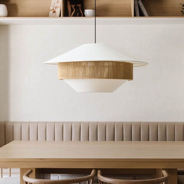Solis Moderne Stoff Pendelleuchte-Letslighting