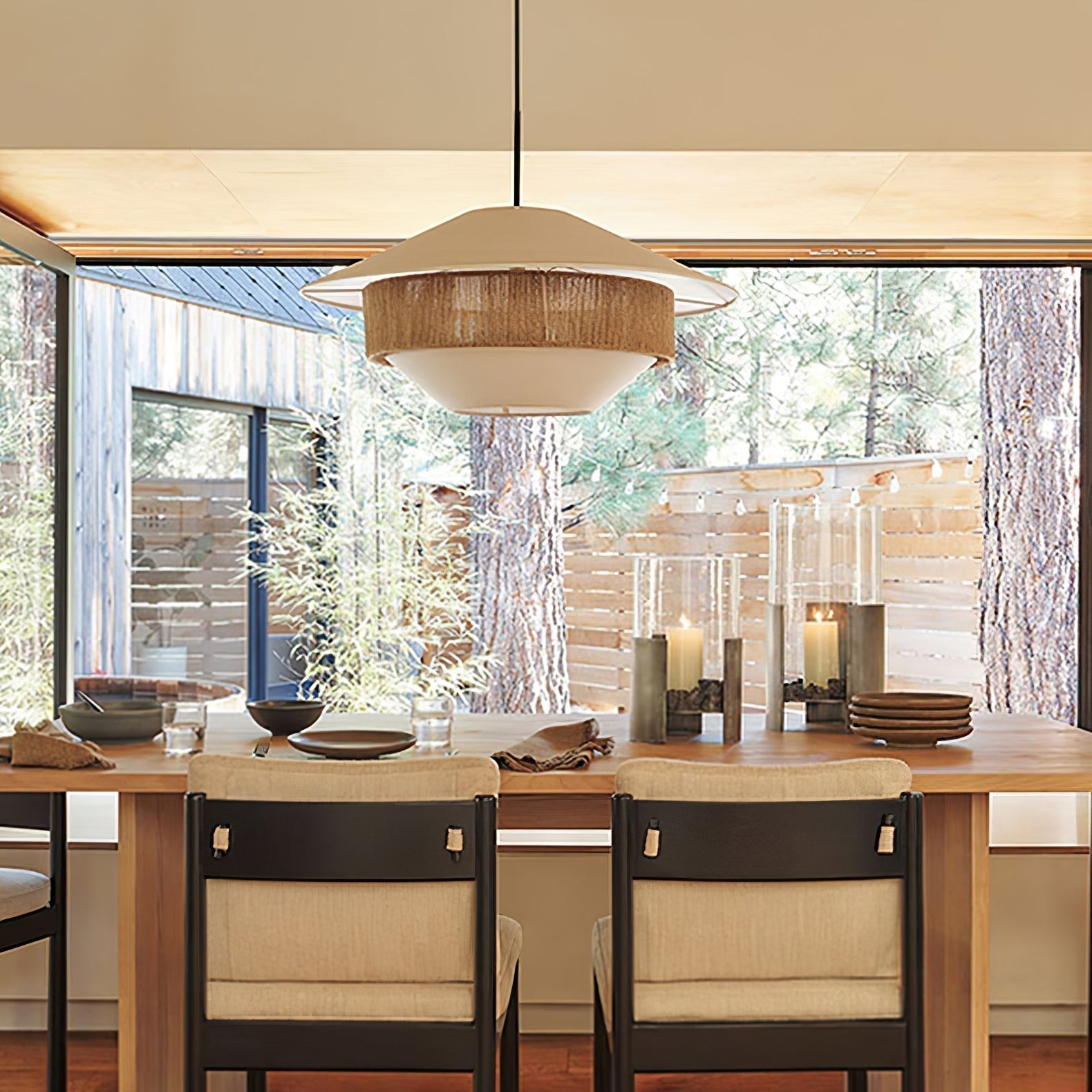 Solis Moderne Stoff Pendelleuchte-Letslighting