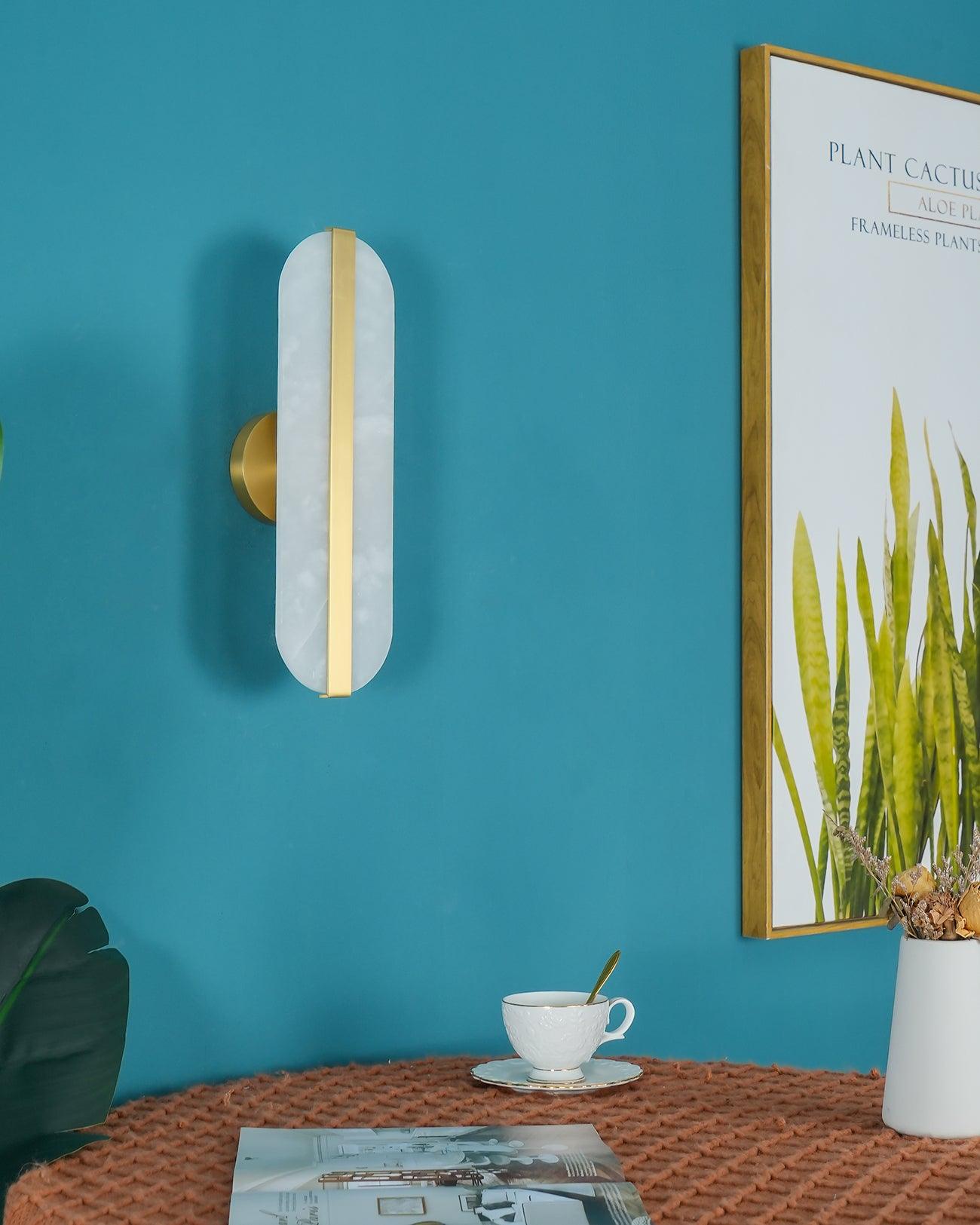 Calura Alabaster Double Light Wall Lamp - Neutralighting