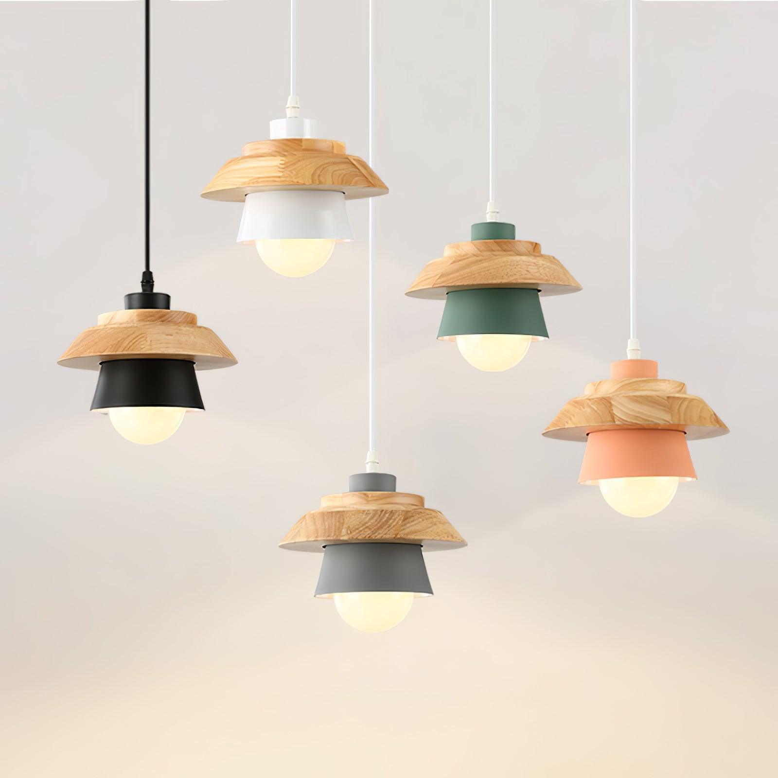 Nadro Modern Holz Pendelleuchte Lampe-Letslighting