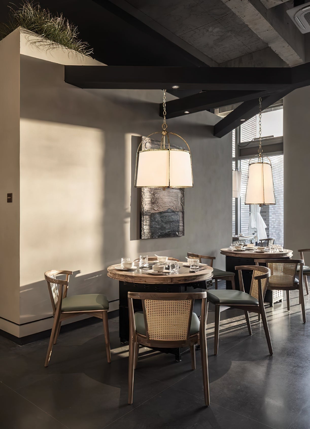 Flare Vintage Industrial Stoff Pendelleuchte-Letslighting