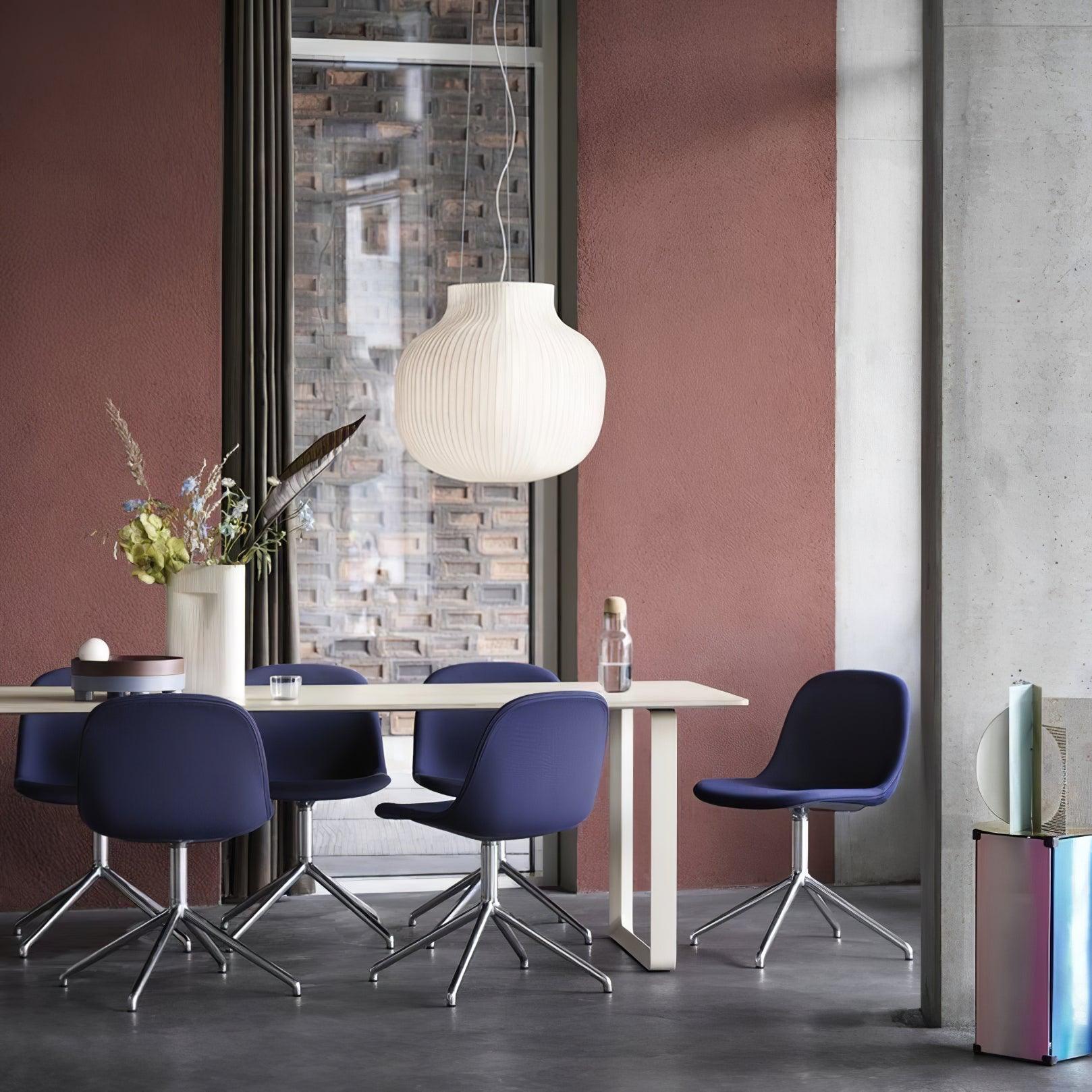 Pendelleuchte Seide Gefaltet Geschwungen Modern Minimalistisch-Letslighting