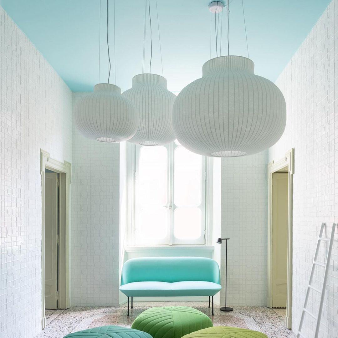 Pendelleuchte Seide Gefaltet Geschwungen Modern Minimalistisch-Letslighting