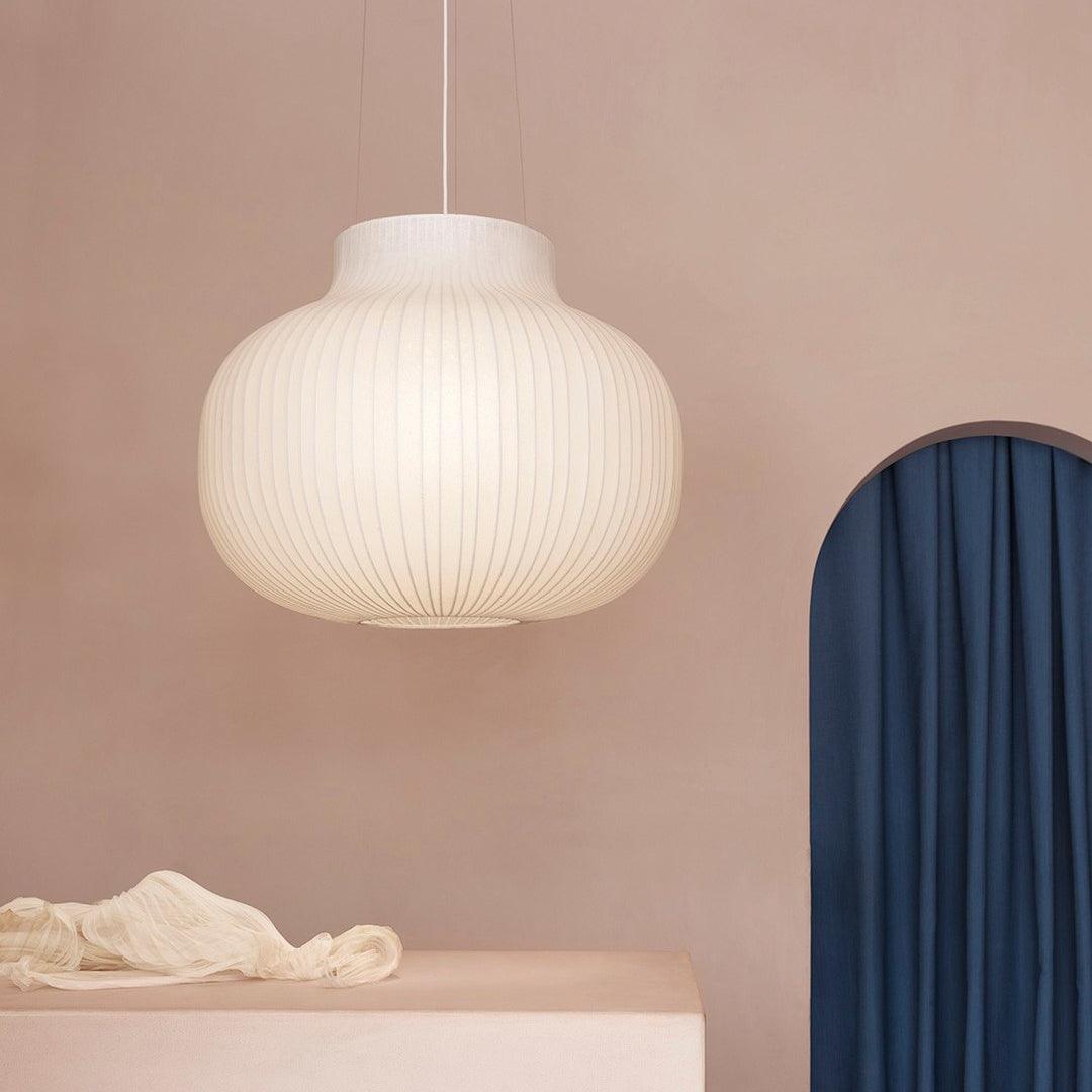 Pendelleuchte Seide Gefaltet Geschwungen Modern Minimalistisch-Letslighting