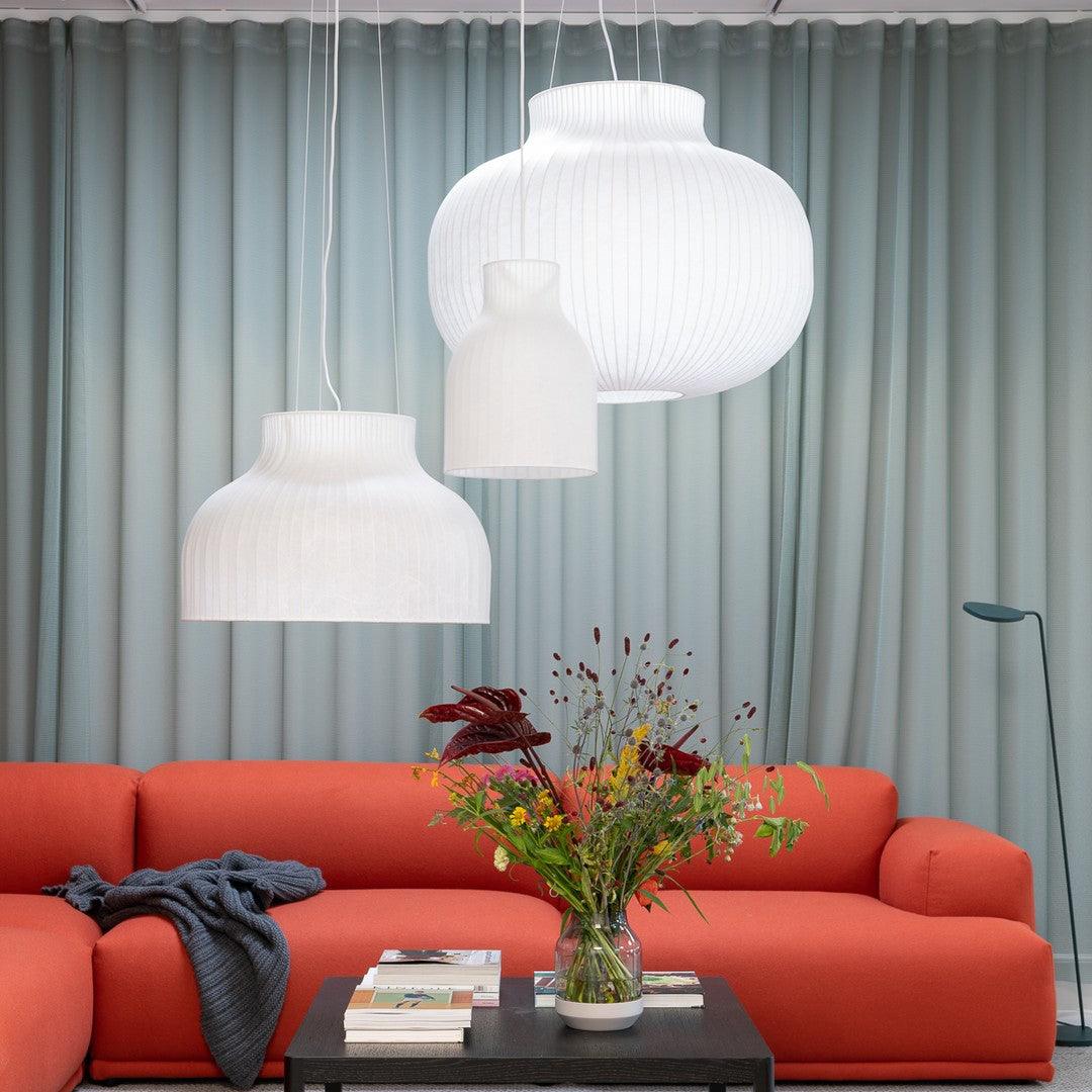 Pendelleuchte Seide Gefaltet Geschwungen Modern Minimalistisch-Letslighting