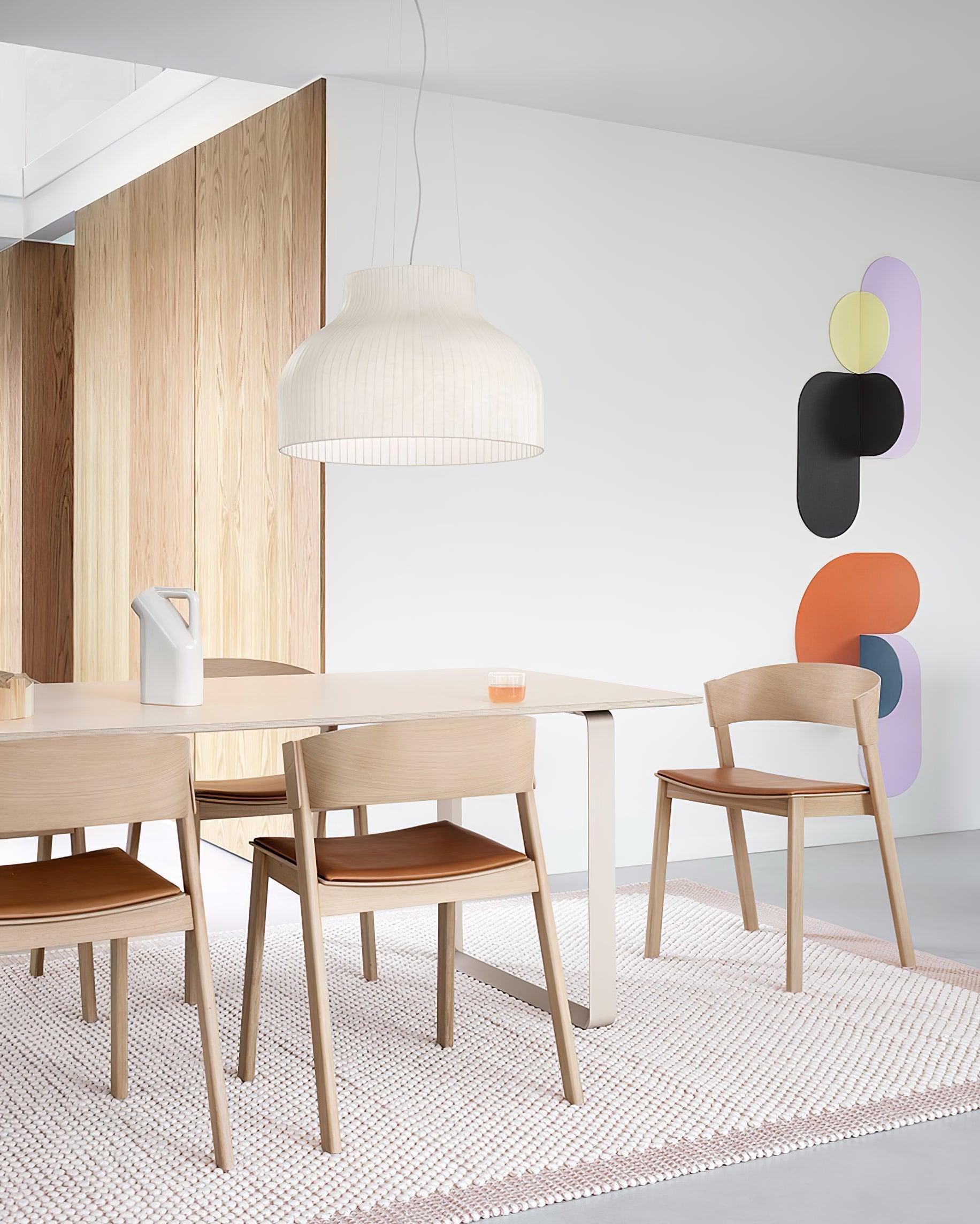 Pendelleuchte Seide Gefaltet Geschwungen Modern Minimalistisch-Letslighting