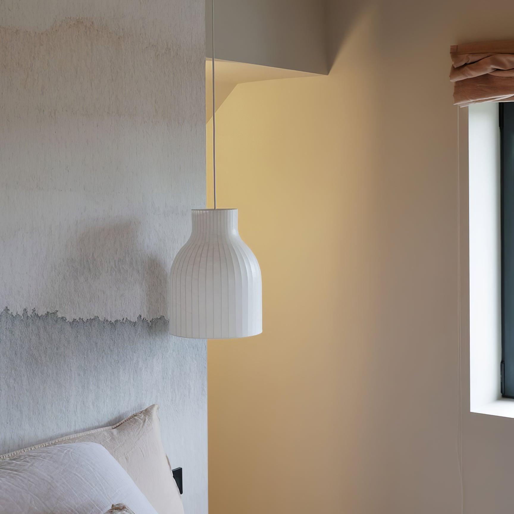 Pendelleuchte Seide Gefaltet Geschwungen Modern Minimalistisch-Letslighting