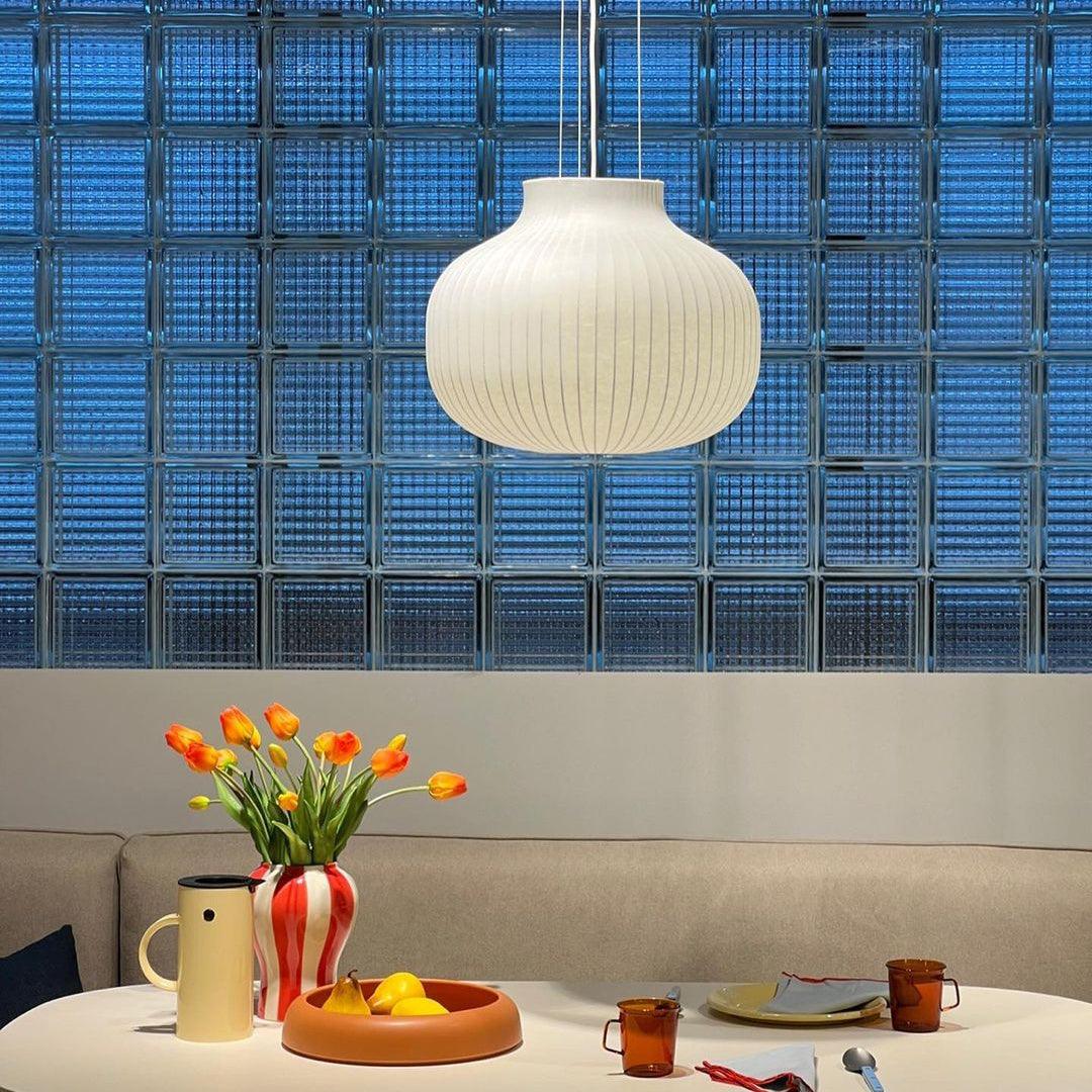 Pendelleuchte Seide Gefaltet Geschwungen Modern Minimalistisch-Letslighting