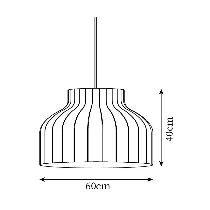 Pendelleuchte Seide Gefaltet Geschwungen Modern Minimalistisch-Letslighting