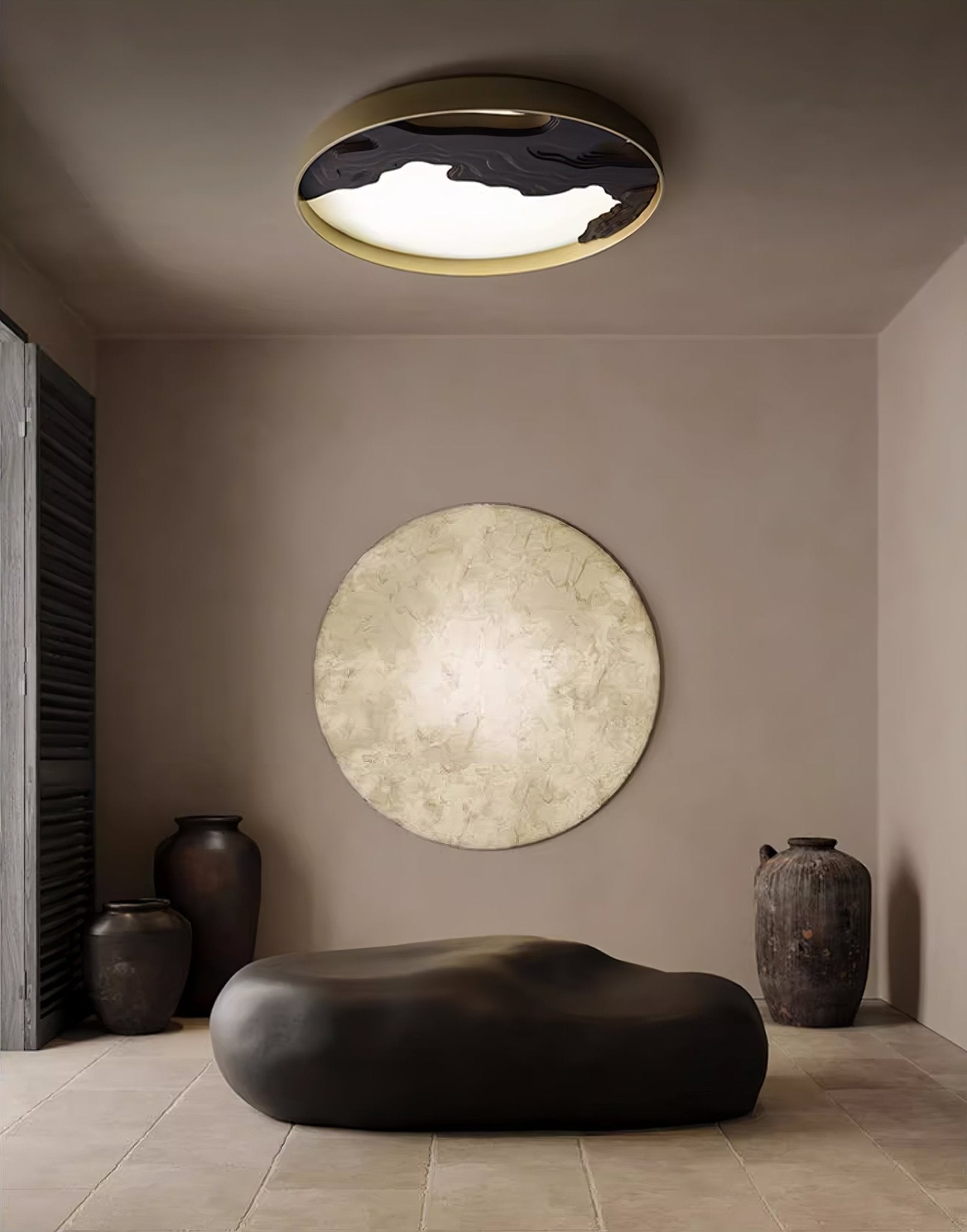 Lustra Deckenleuchte Holz Orientalisch Natur-Letslighting