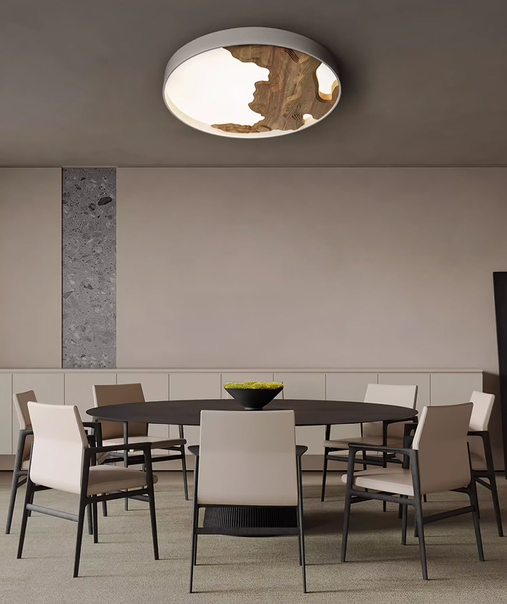 Lustra Deckenleuchte Holz Orientalisch Natur-Letslighting