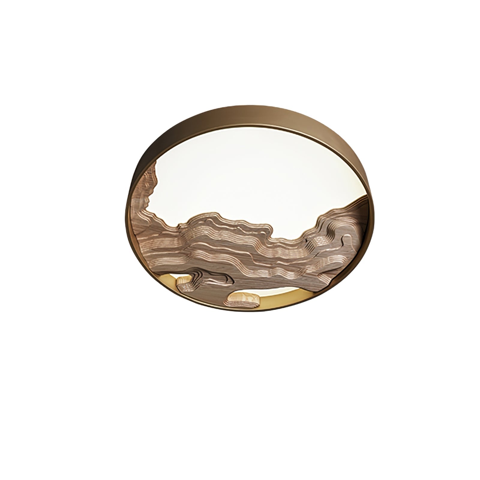 Lustra Deckenleuchte Holz Orientalisch Natur-Letslighting