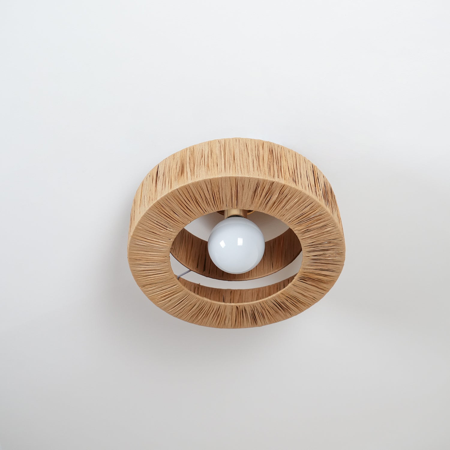 Hermes Rattan Pendant Light 3 Style