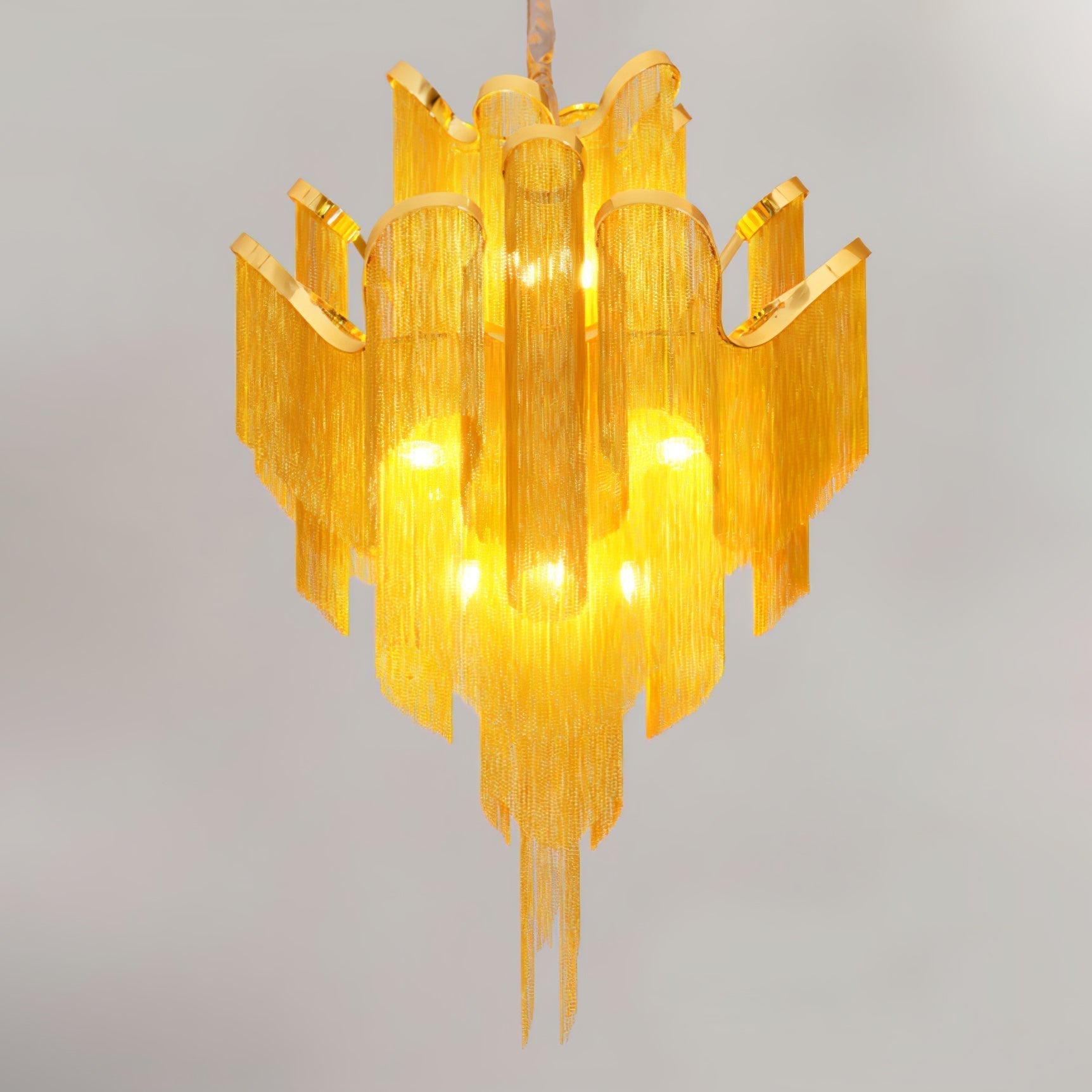 Lustra Pendant Lamp Stream Chain Nickel-Letslighting