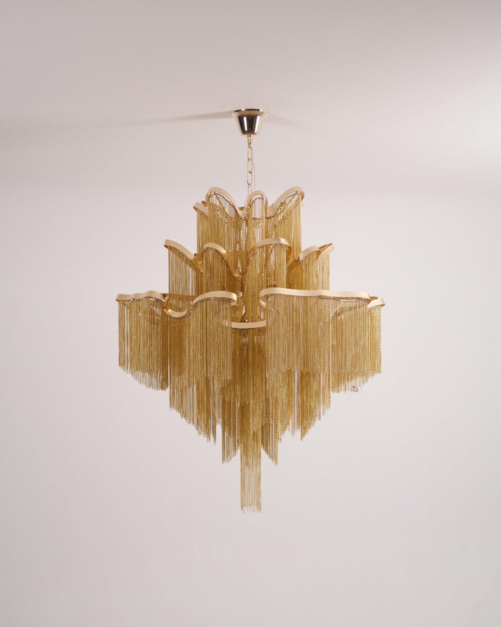 Lustra Pendant Lamp Stream Chain Nickel-Letslighting
