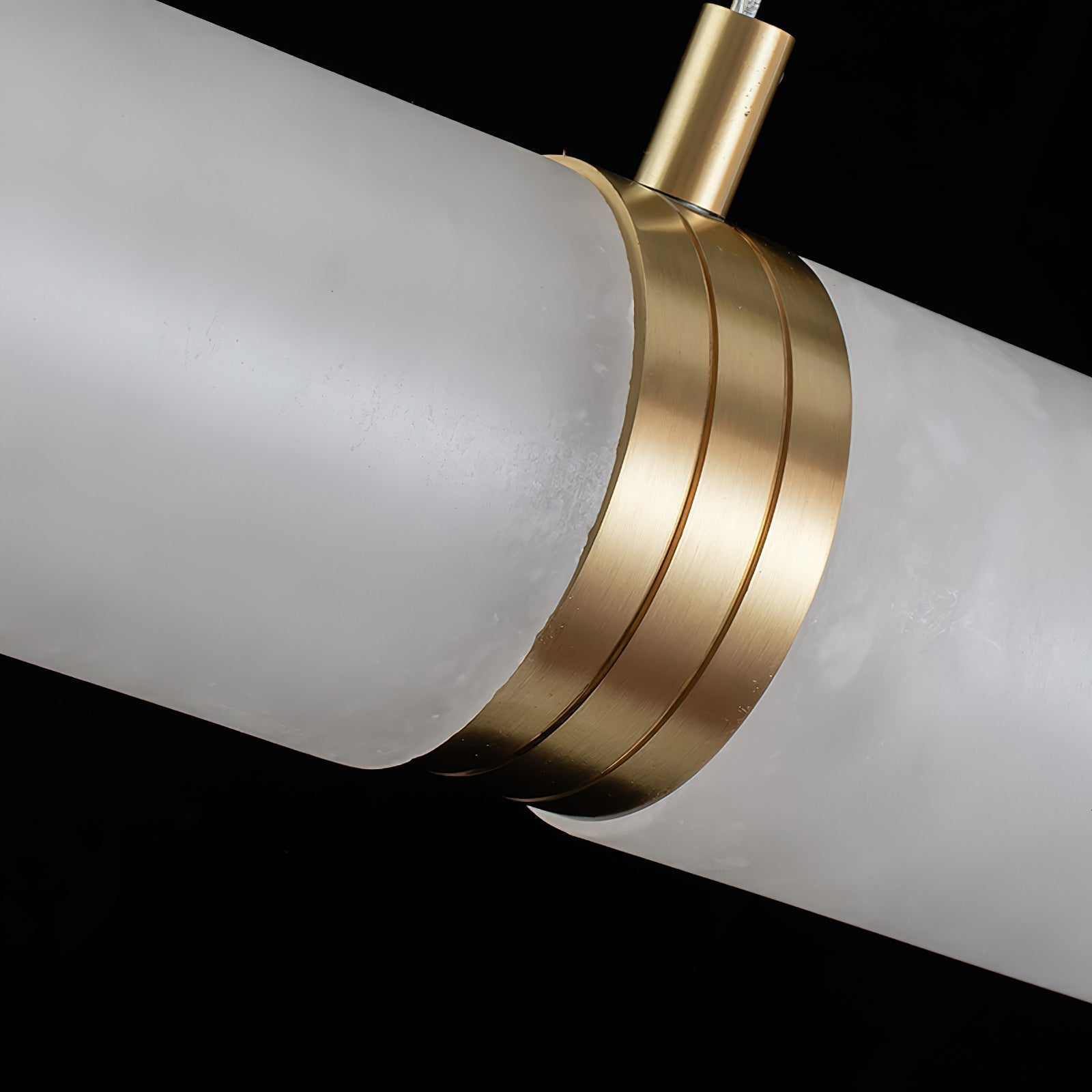 Stream Modern Minimalist Alabaster Pendant Light - Letslighting