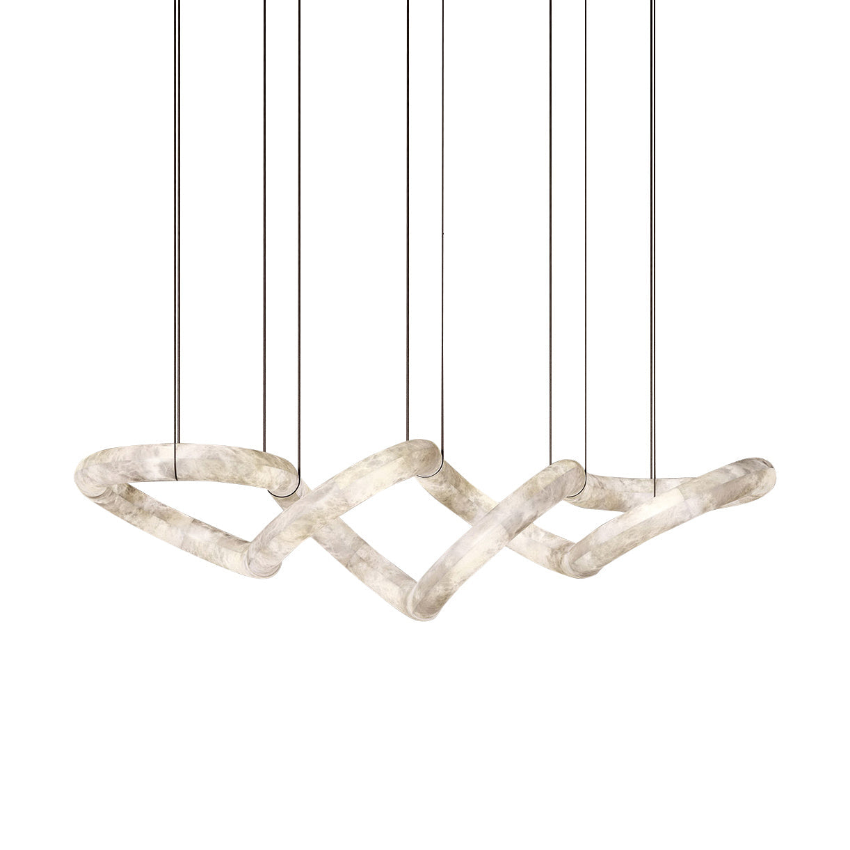 Utalyra Curved Alabaster Pendant Light - Neutralighting