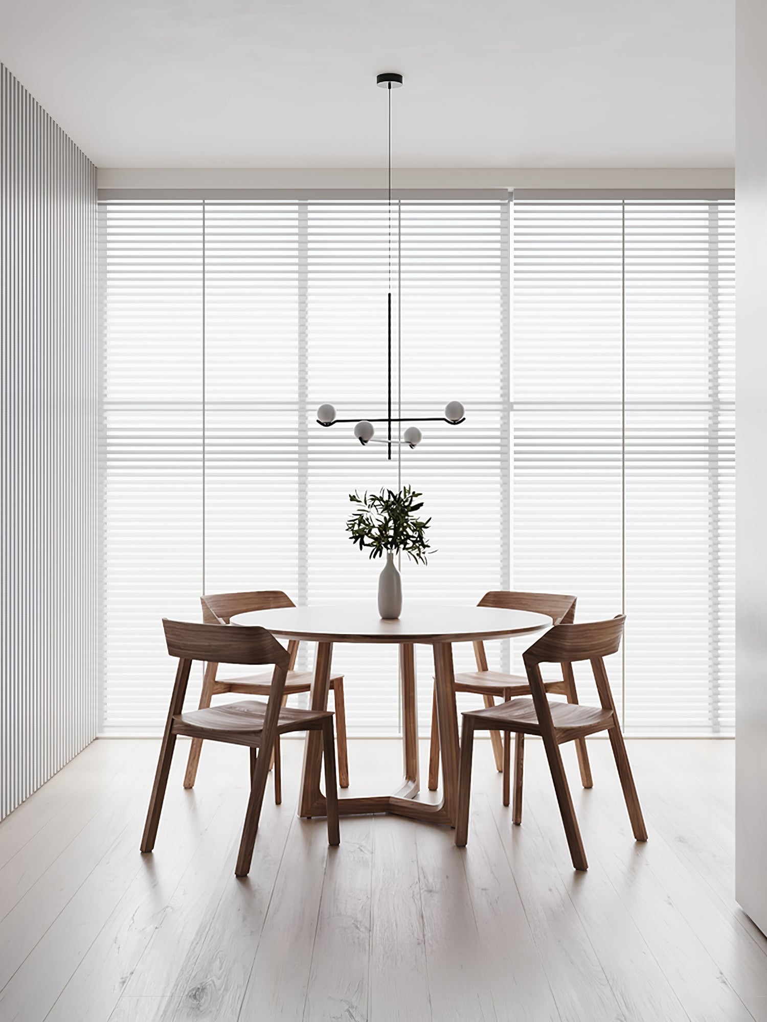 Fayno White Globe Chandelier - Letslighting