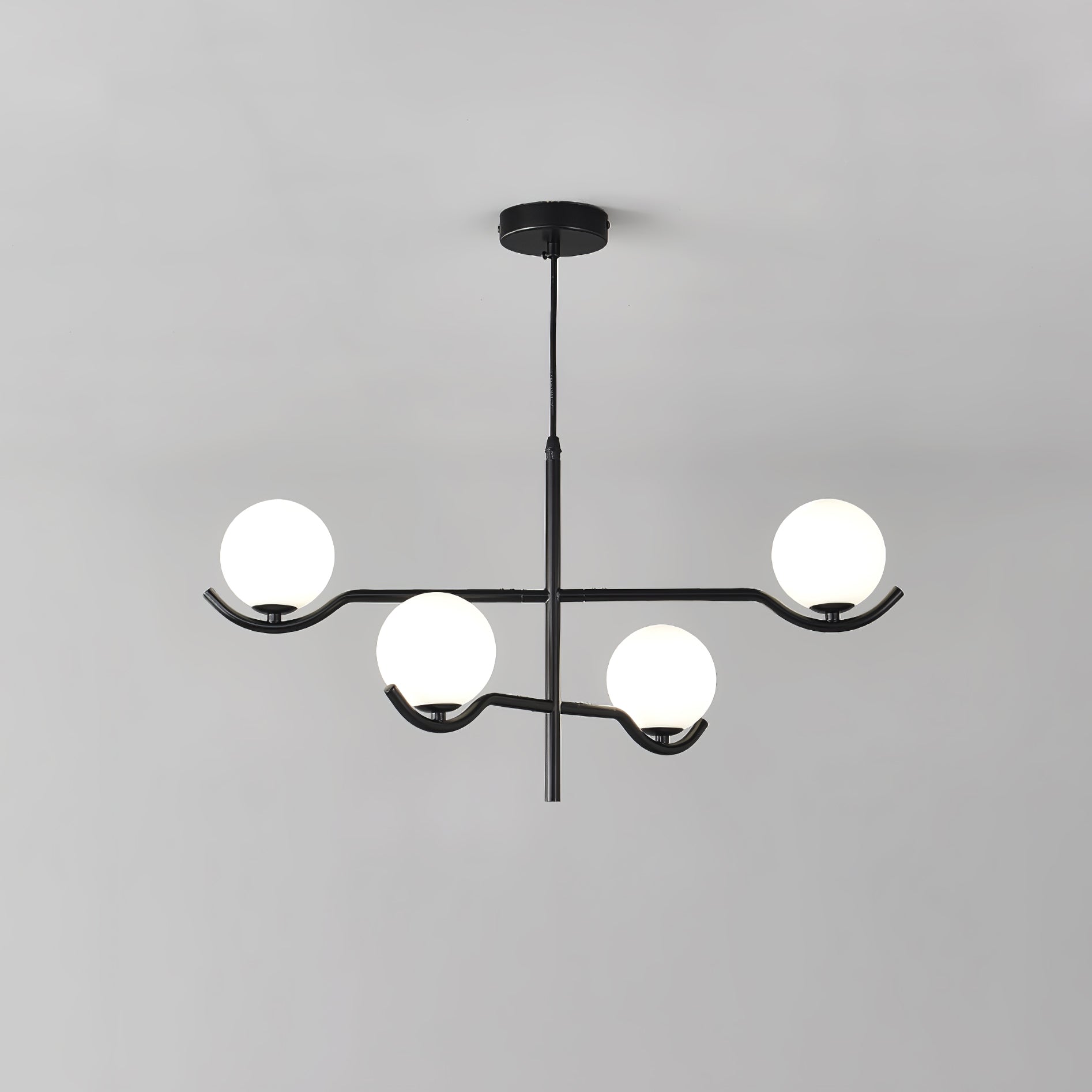 Fayno White Globe Chandelier - Letslighting