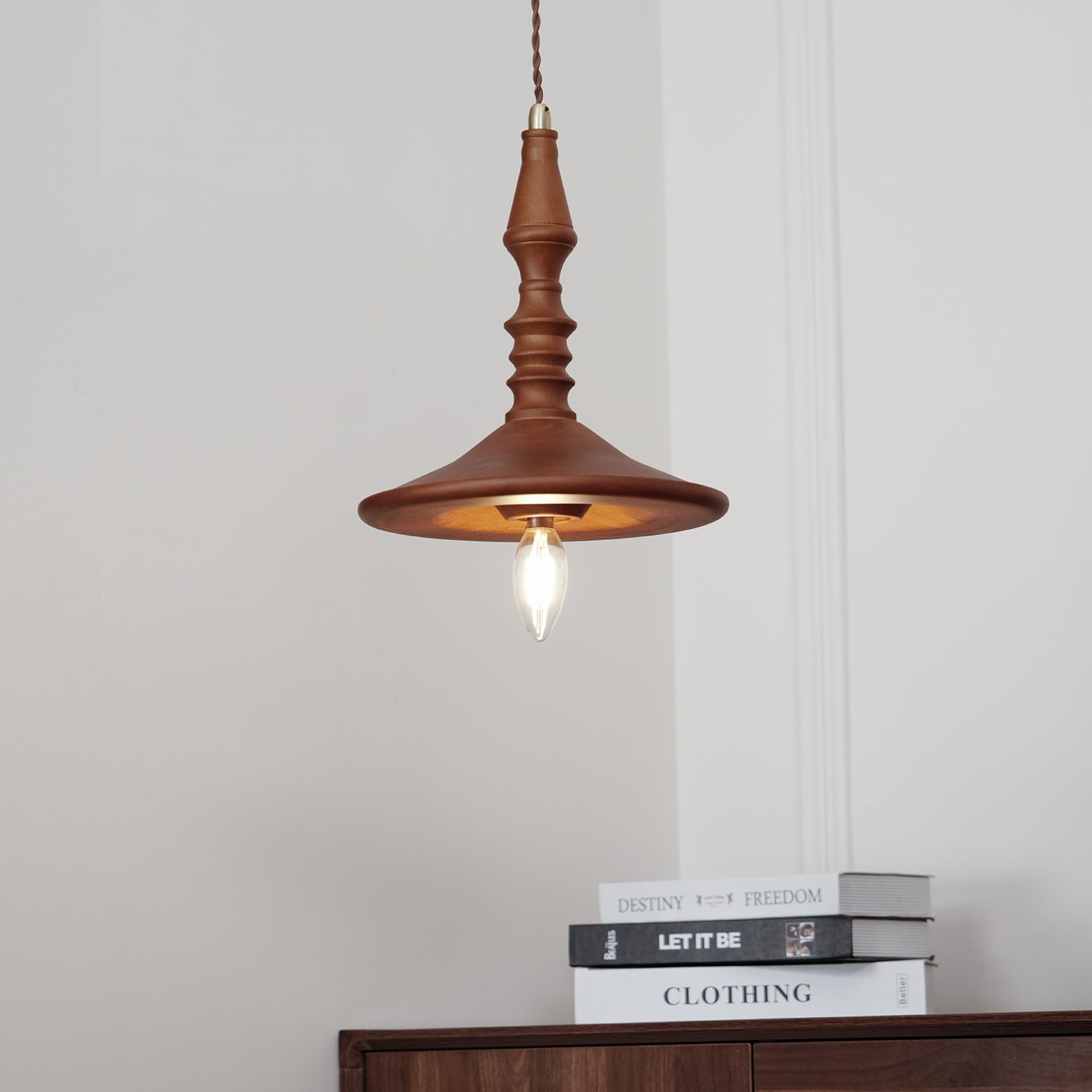 Tessira Holz Industrie Pendelleuchte-Letslighting