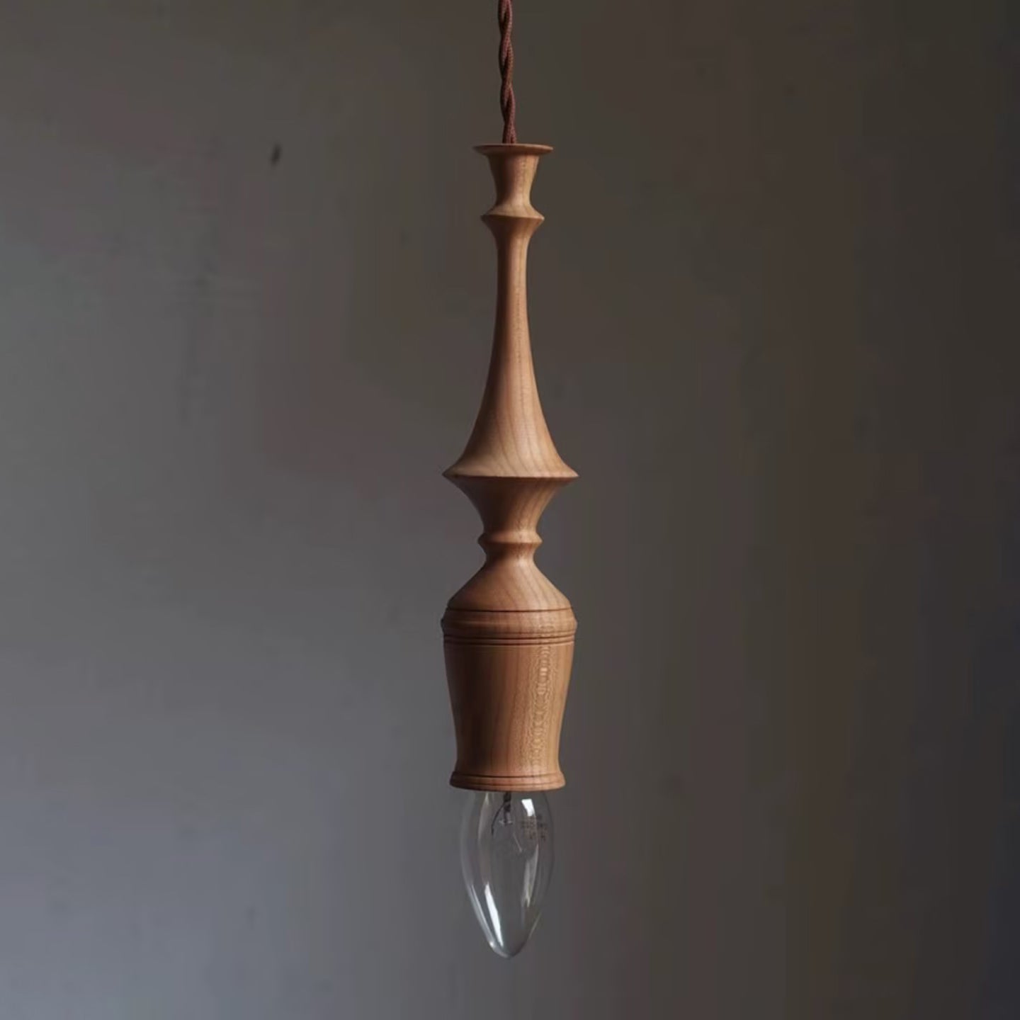 Tessira Holz Industrie Pendelleuchte-Letslighting