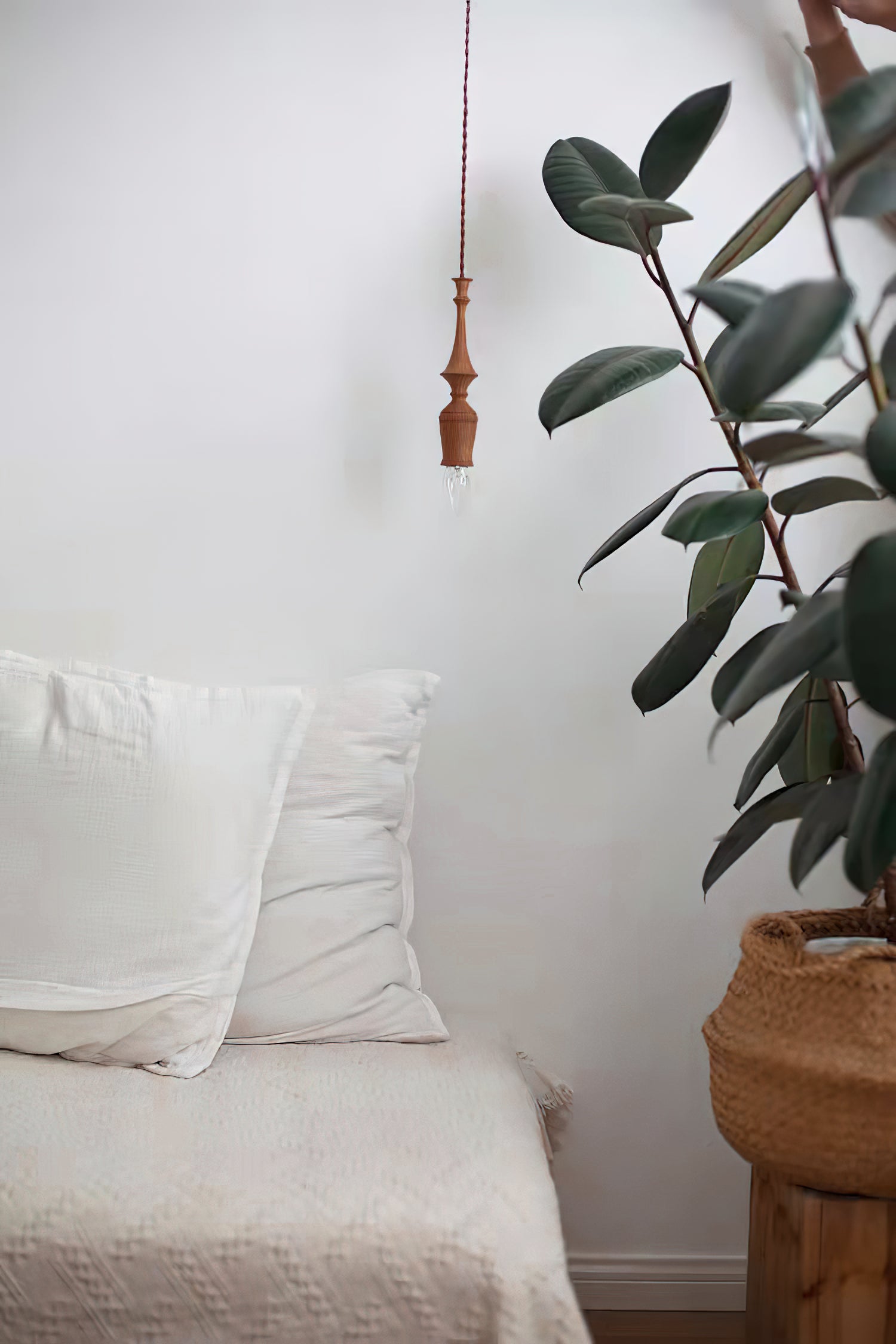 Iraeiel Vintage Minimalistisch Holz Pendelleuchte-Letslighting
