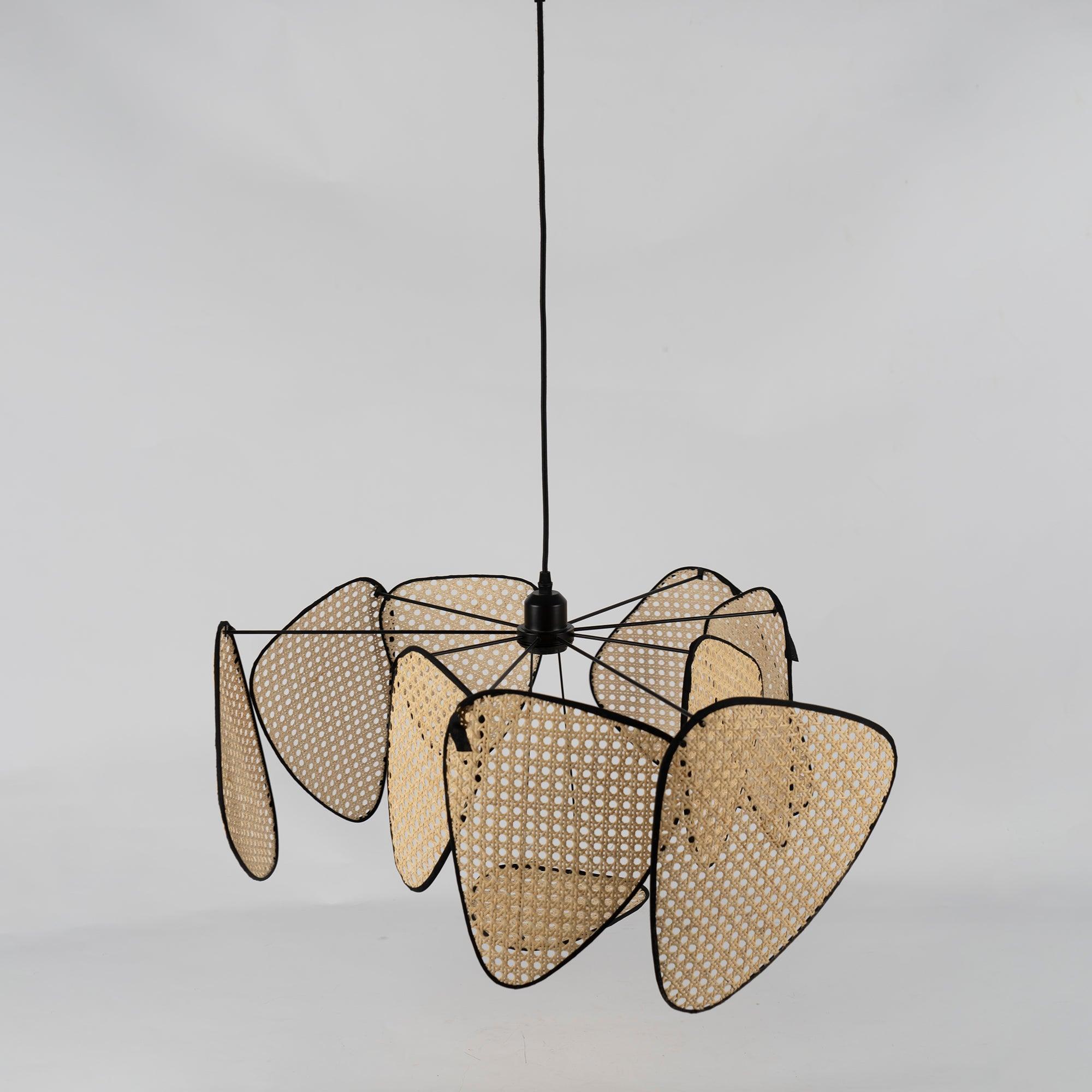 Lustra Kronleuchter Schirm Cannage Suspension Retro-Letslighting