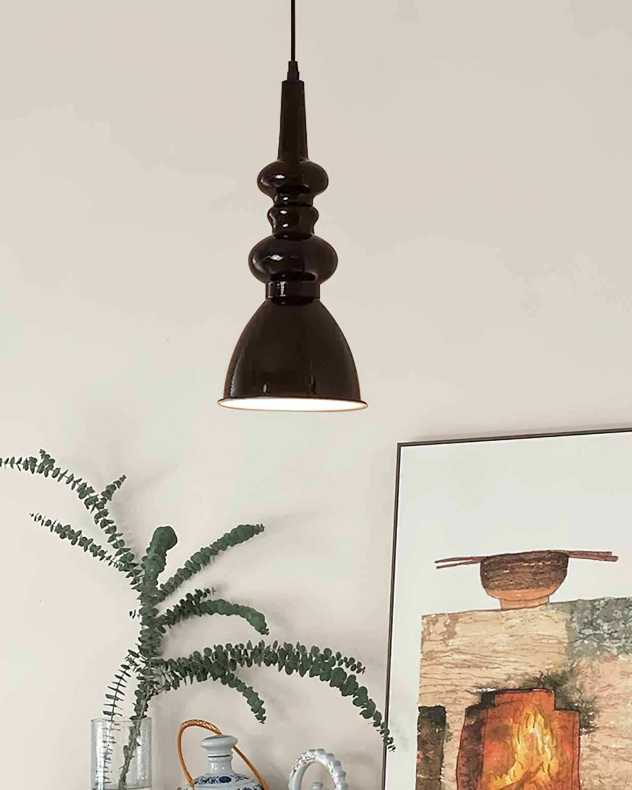 Aurvaror Nordic Art Noir Pendelleuchte-Letslighting