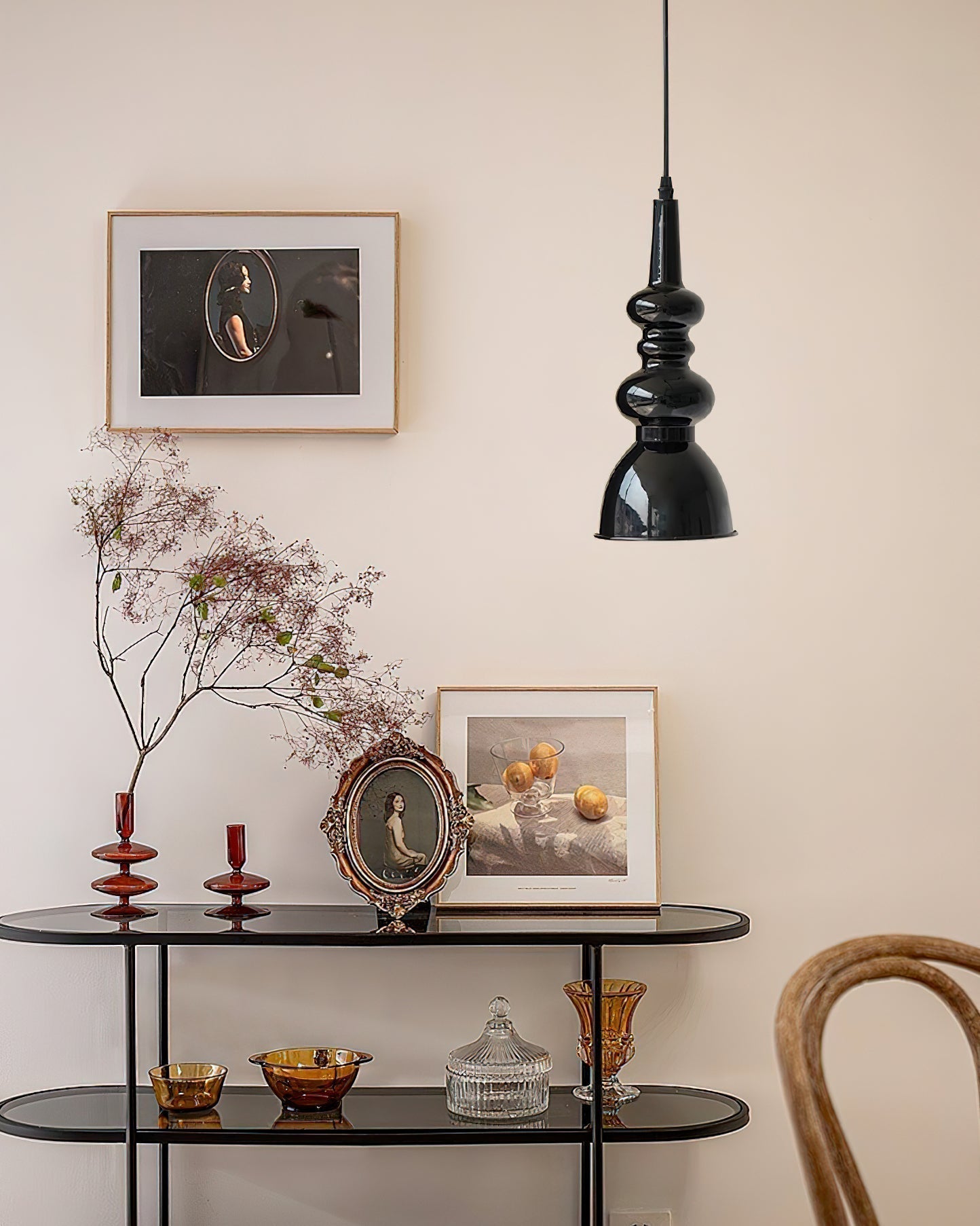 Aurvaror Nordic Art Noir Pendelleuchte-Letslighting