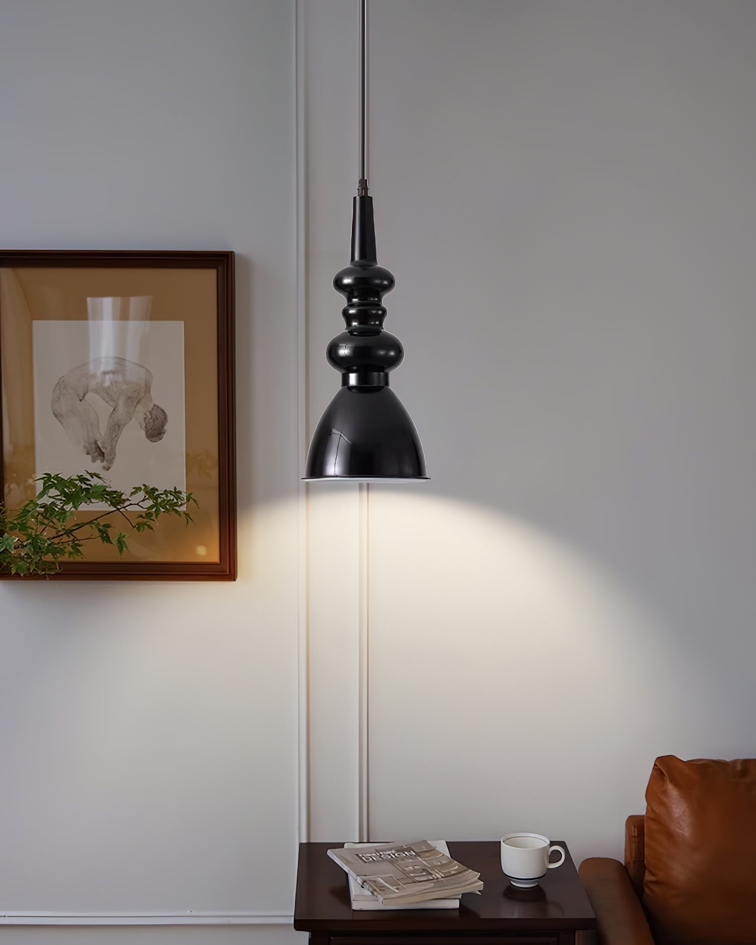 Aurvaror Nordic Art Noir Pendelleuchte-Letslighting