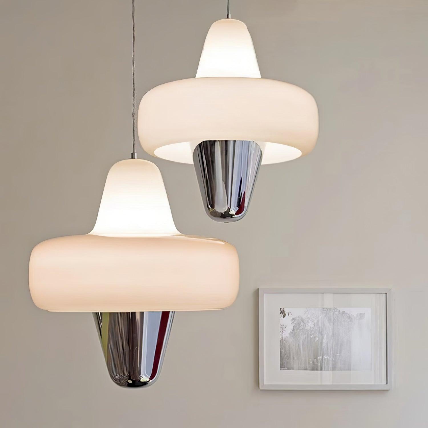 Nuvia Minimalistische Pendelleuchte aus Glas-Letslighting