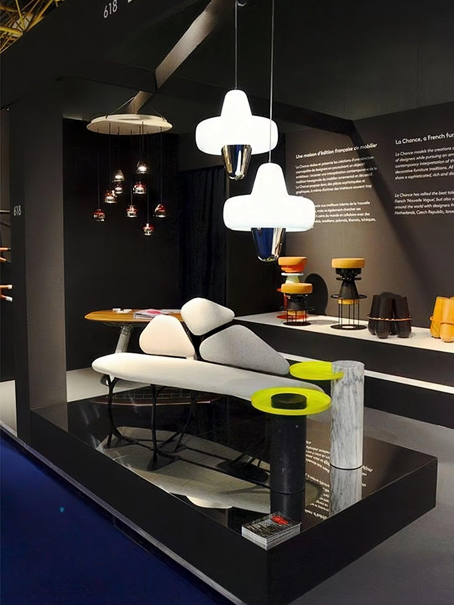 Nuvia Minimalistische Pendelleuchte aus Glas-Letslighting
