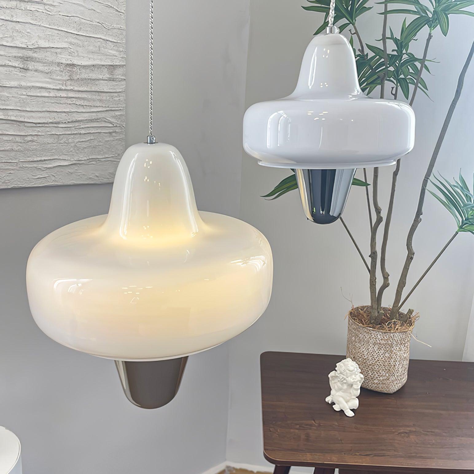 Nuvia Minimalistische Pendelleuchte aus Glas-Letslighting