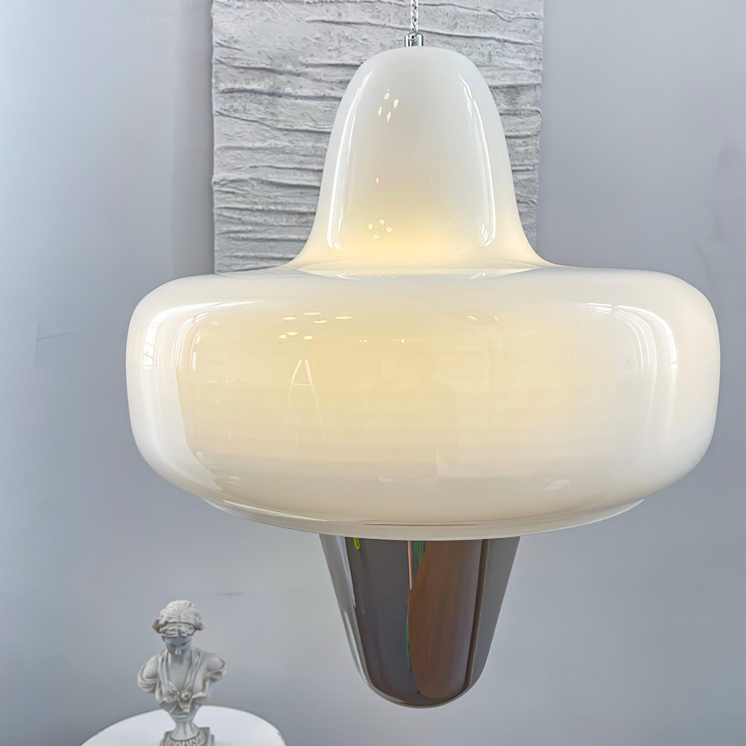 Nuvia Minimalistische Pendelleuchte aus Glas-Letslighting