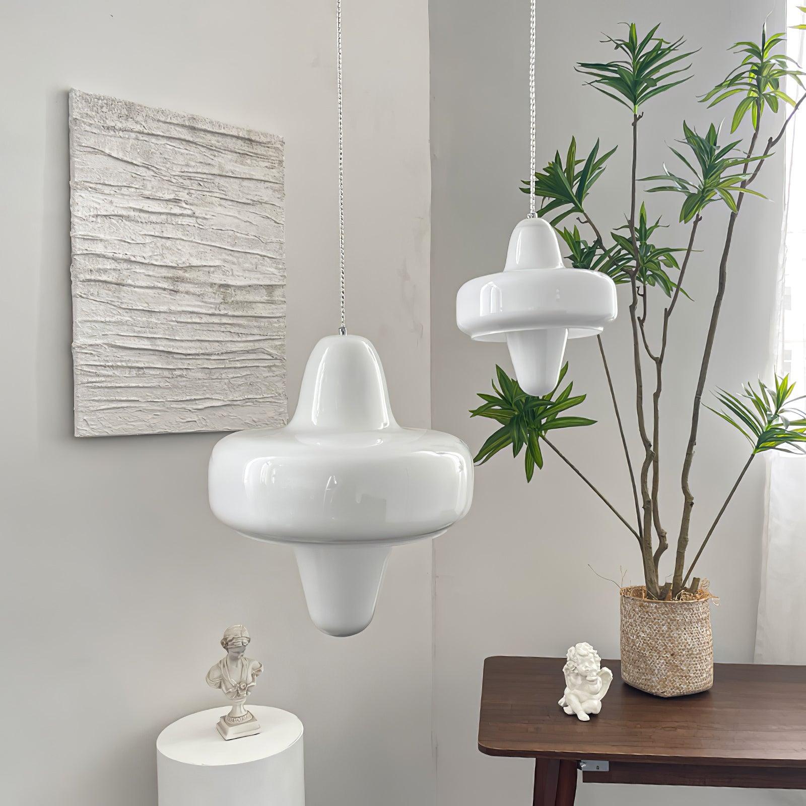 Nuvia Minimalistische Pendelleuchte aus Glas-Letslighting