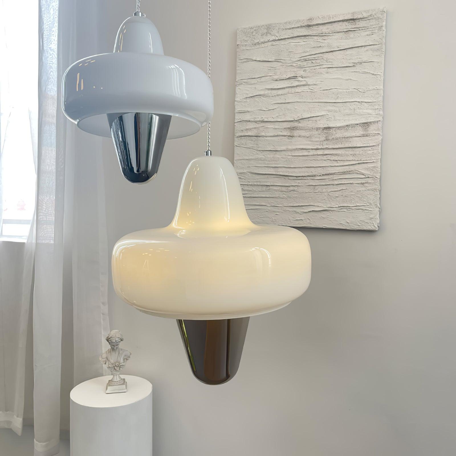 Nuvia Minimalistische Pendelleuchte aus Glas-Letslighting
