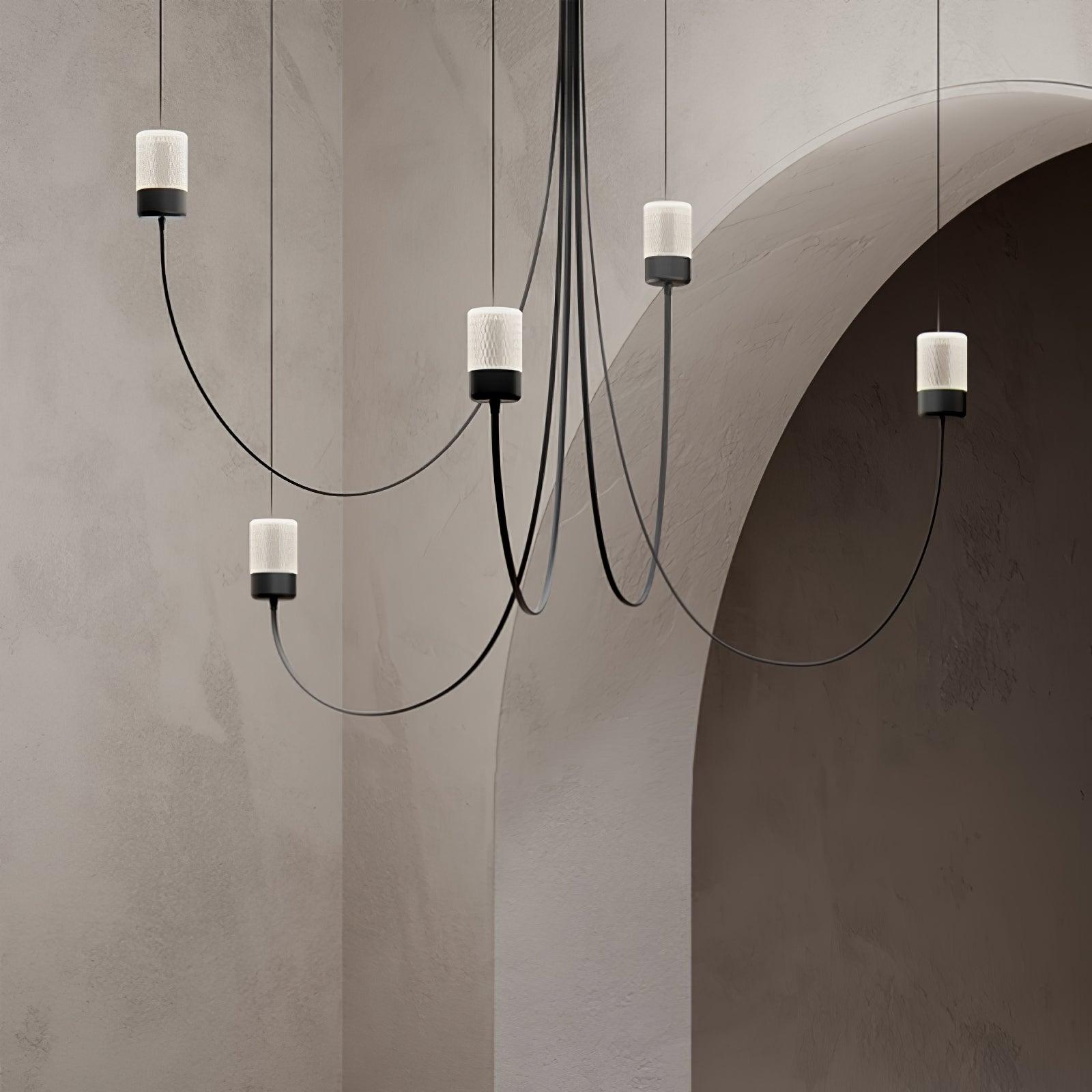 Lustra Kronleuchter Schwingende Eleganz Glas-Letslighting