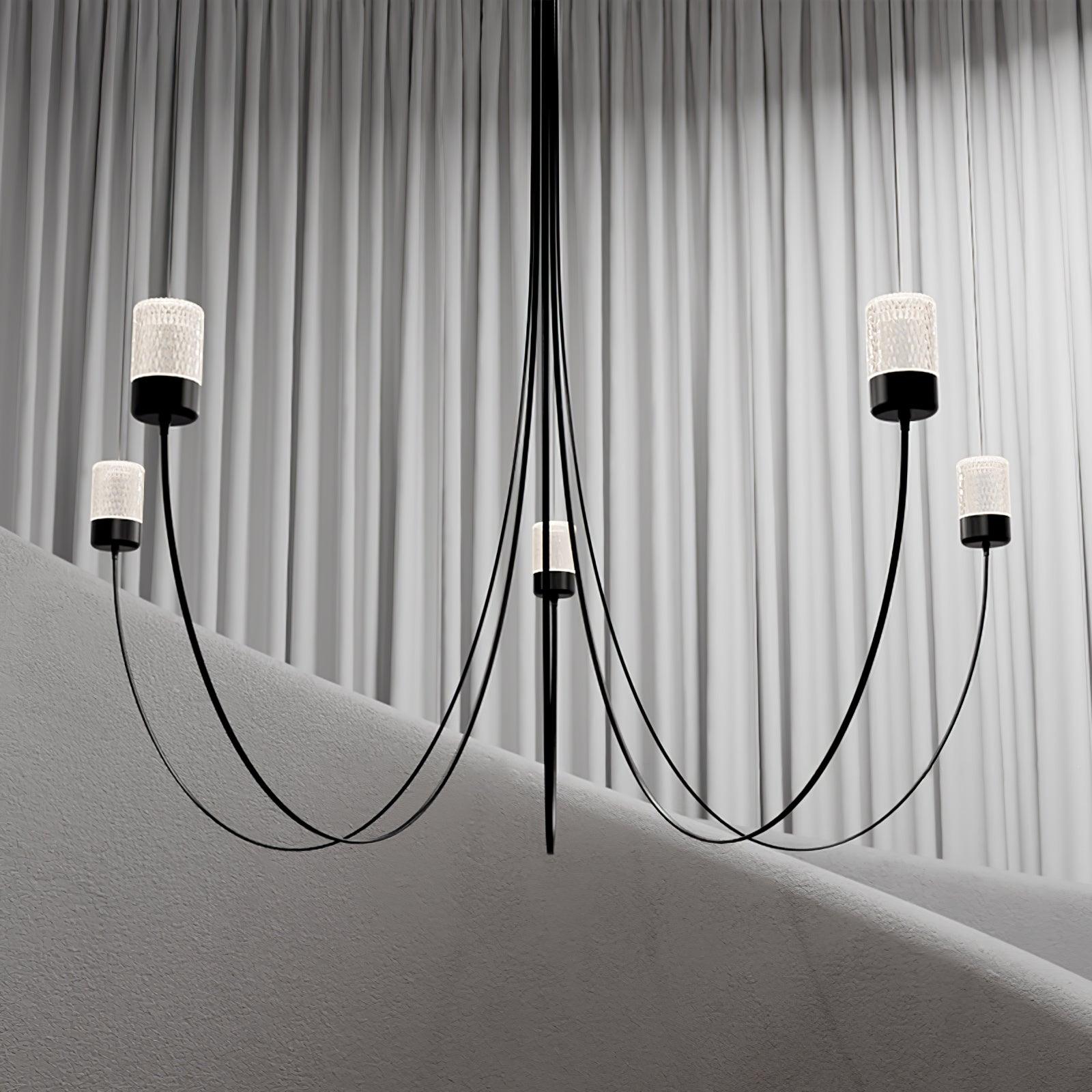 Lustra Kronleuchter Schwingende Eleganz Glas-Letslighting