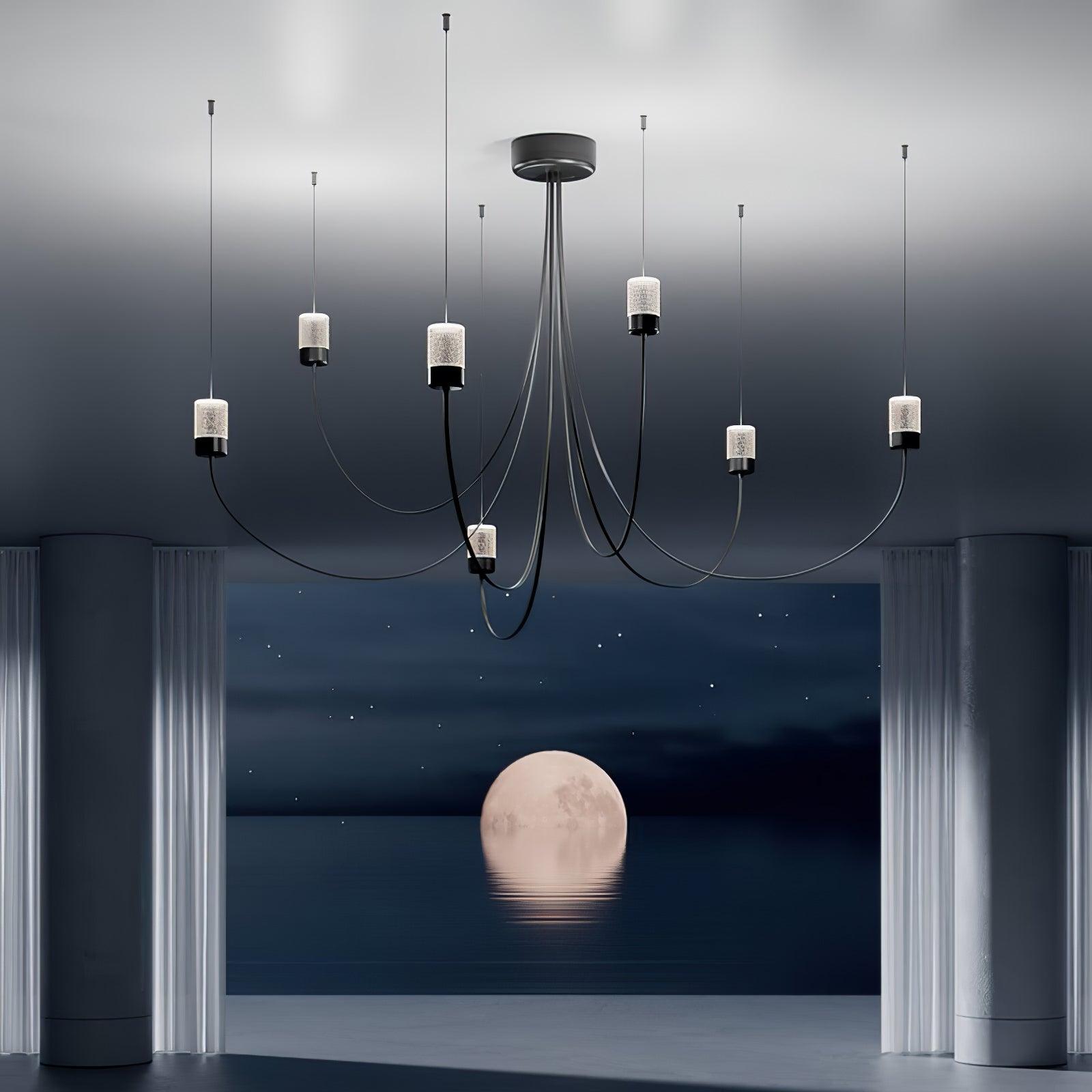 Lustra Kronleuchter Schwingende Eleganz Glas-Letslighting