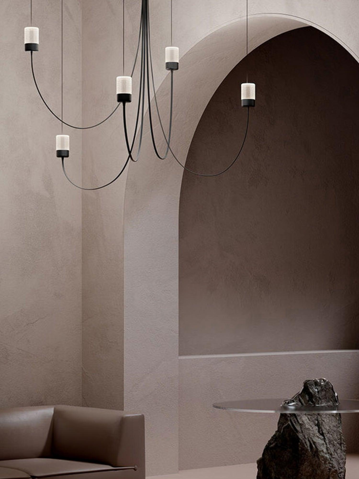 Lustra Kronleuchter Schwingende Eleganz Glas-Letslighting