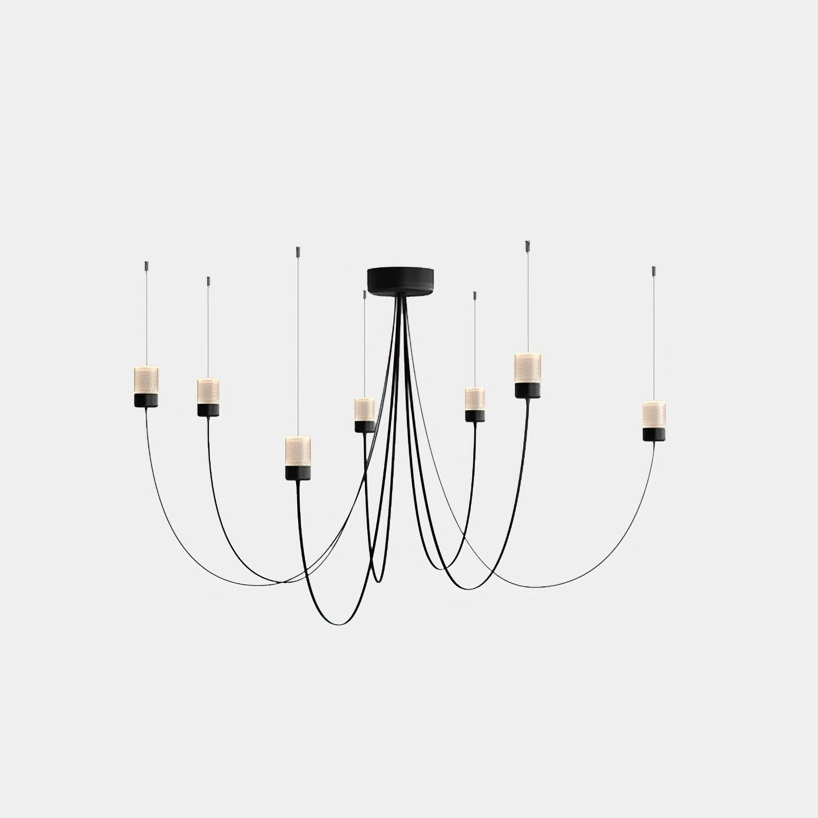 Lustra Kronleuchter Schwingende Eleganz Glas-Letslighting