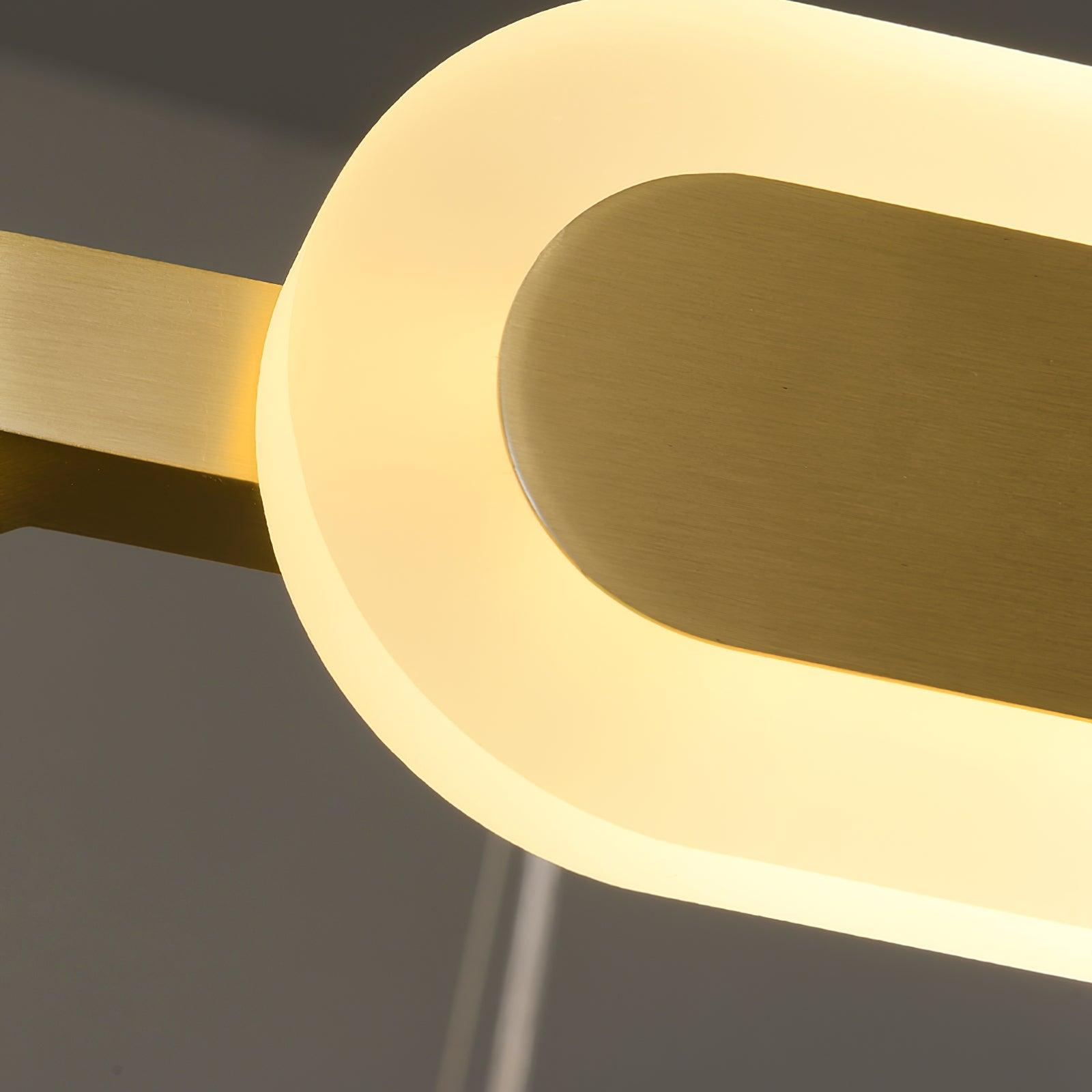 Lustra Kronleuchter Geometrischer Messingring-Letslighting