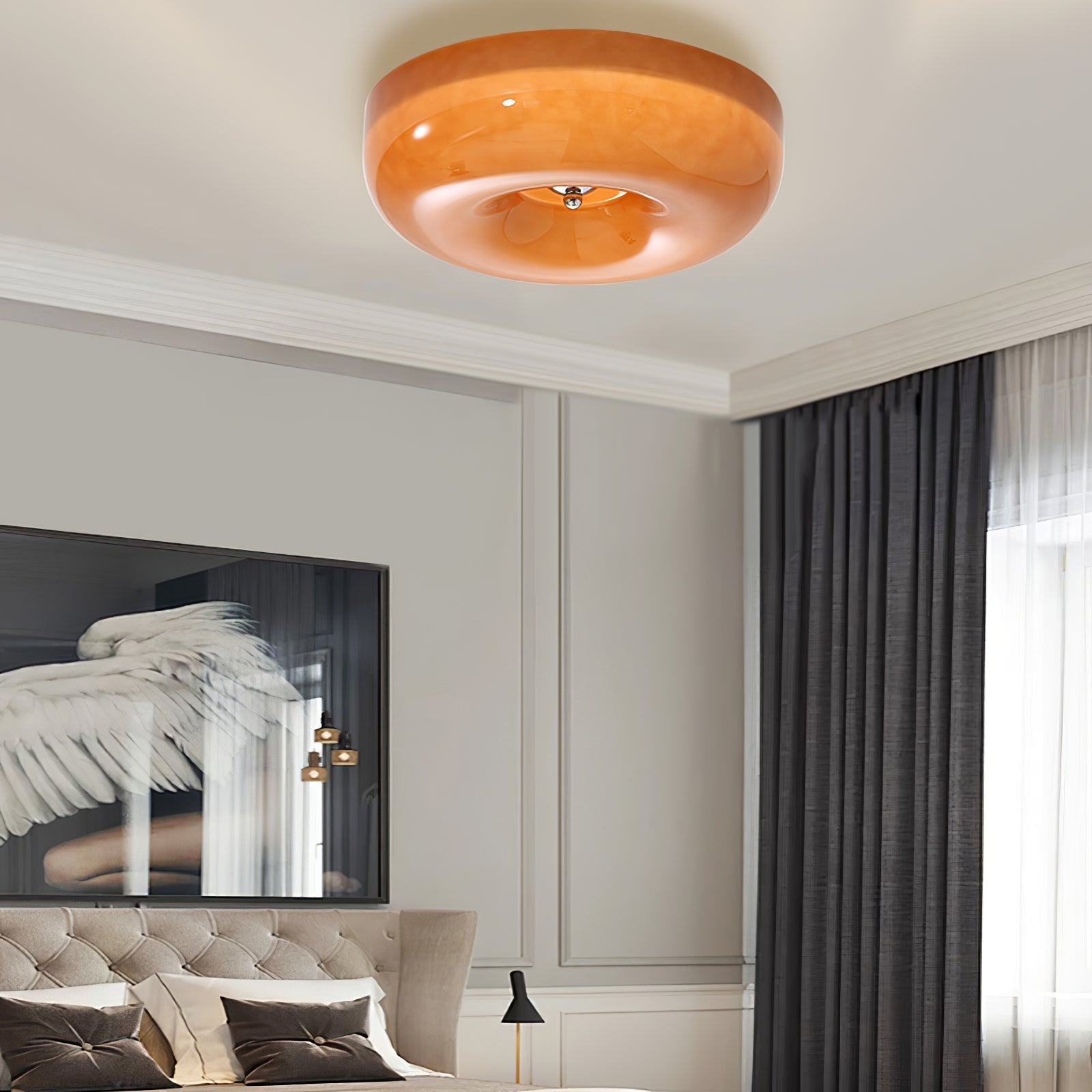 Swirl Glass Ceiling Lamp - Blowlighting