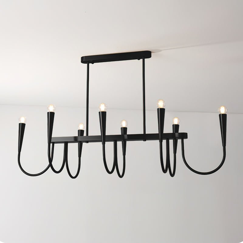 Lustra Kronleuchter Gold Symphony Geschwungen Elegant-Letslighting