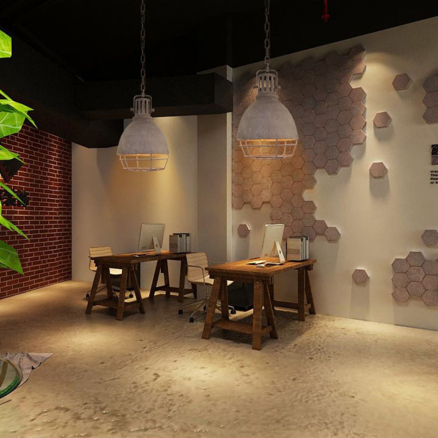 Evvynen Vintage Industrial Pendant Light-Letslighting